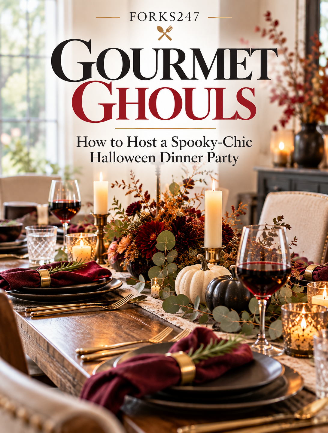 Gourmet Ghouls: How to Host a Spooky-Chic Halloween Dinner Party