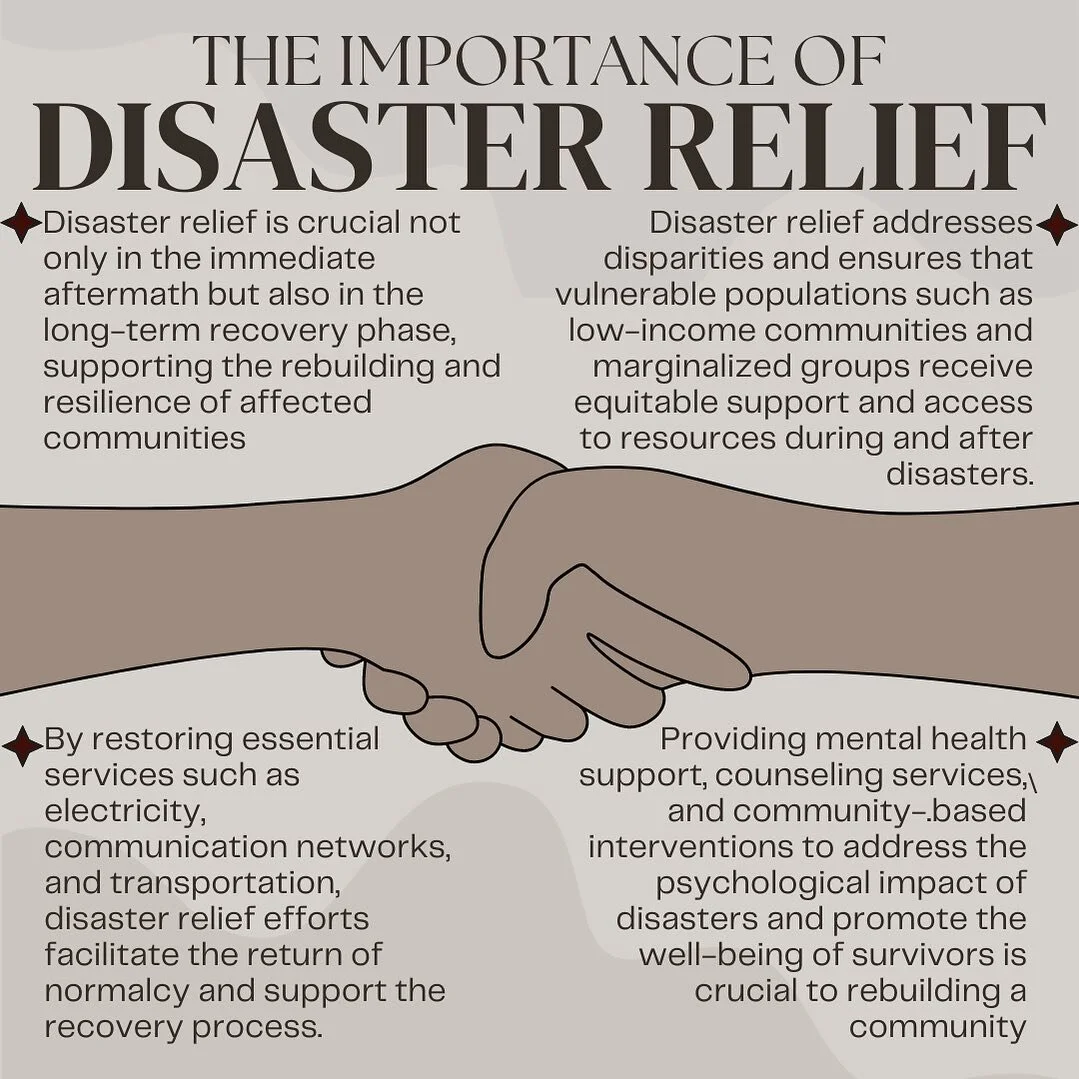 We believe in the power of collective action,
community resilience, and compassionate response to alleviate the suffering caused by disasters and promote a safer and more resilient future. Our goal is to make a difference in the lives of those impact