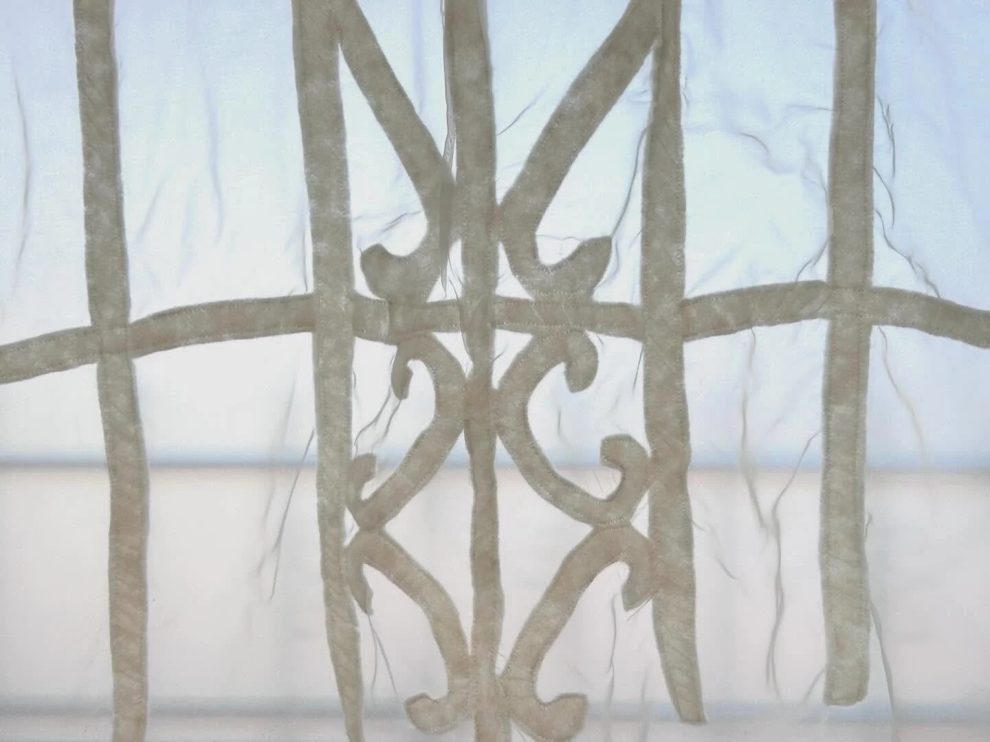 One of our favorite works in the current exhibition is the custom &ldquo;security curtain&rdquo; made by Los Angeles based artist, Rochele Gomez @monograph_gomez inspired by the exterior wrought iron detailing on Personal Space&rsquo;s facade. 🪱

Co