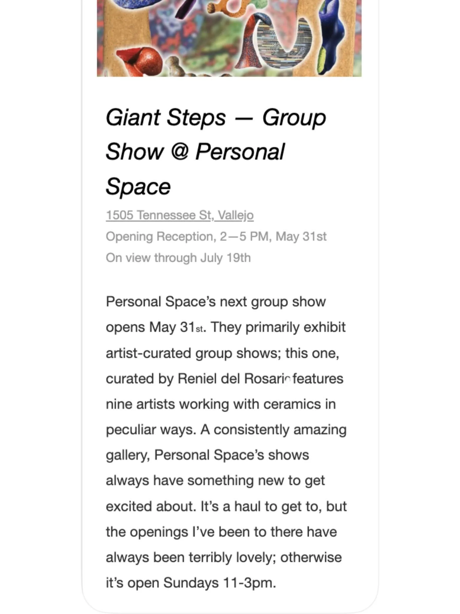 See you todaaaaaay! GI&Delta;&Pi;T ST&Sigma;PS opens 2-5pm! Plus zine release, vintage popup, and tasty snacks galore next door today @village__fm 

Thanks @harbouretal @artbae.info for the shoutout 💚

GI&Delta;&Pi;T ST&Sigma;PS

Curated by Reniel d