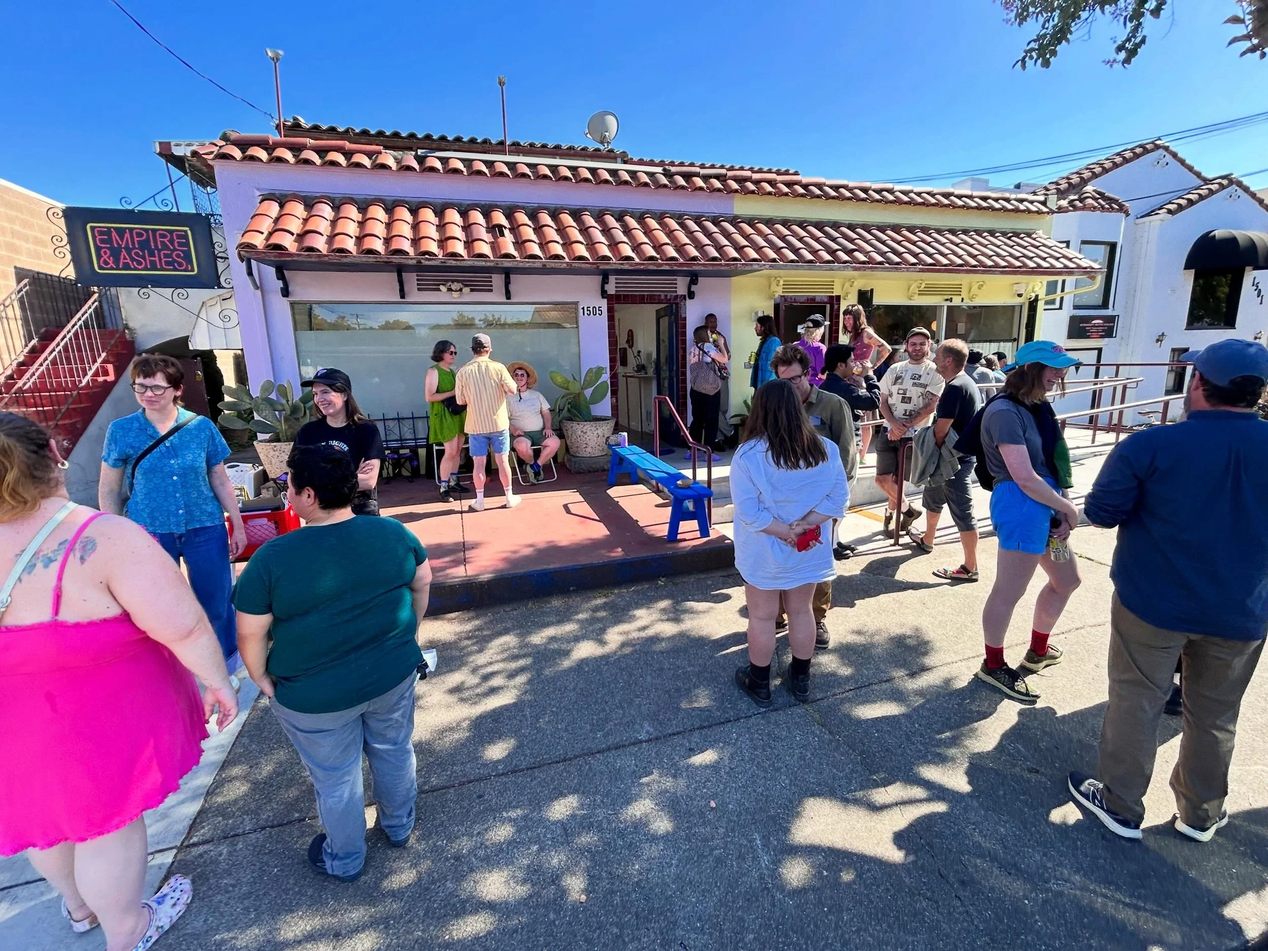 Many thanks to everyone who came out for the opening of GI&Delta;&Pi;T ST&Sigma;PS last weekend! 🌼 Couldn&rsquo;t have asked for a more beautiful day. Special thanks to @jessalynaaland for capturing the moments, as always! 💜 The show is up through 