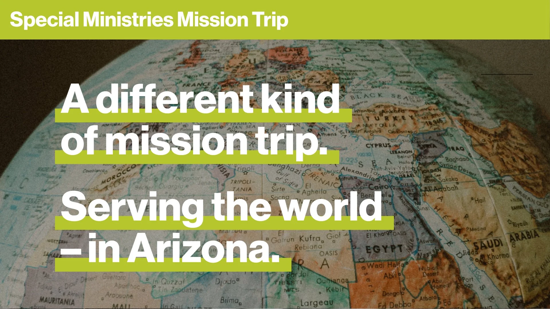 Special Ministries Mission Trip
