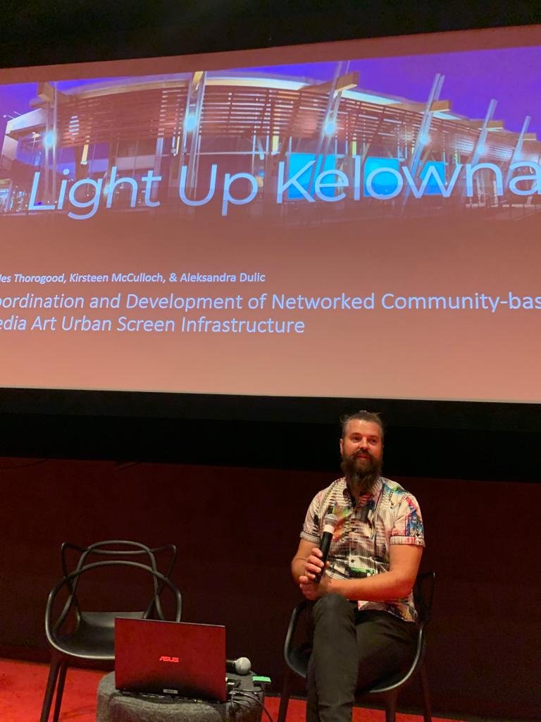 Light Up Kelowna @ the 2023 International Symposium for Electronic Arts, Paris, France