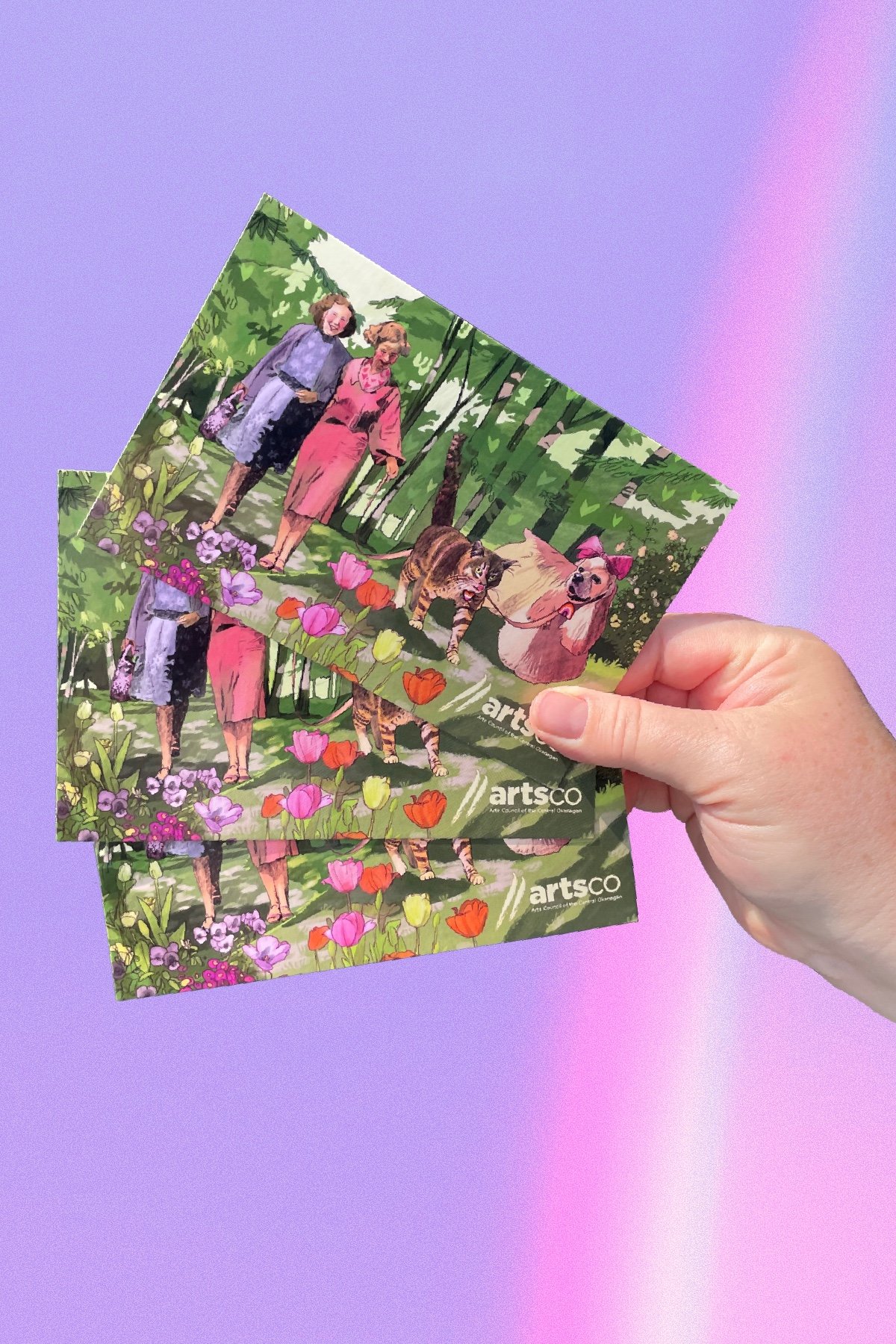 PRIDE 2024: Cats & Dogs Postcard