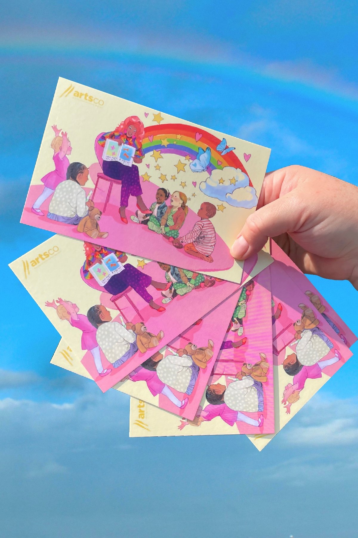 PRIDE 2024: Drag Storytime Magic Postcard