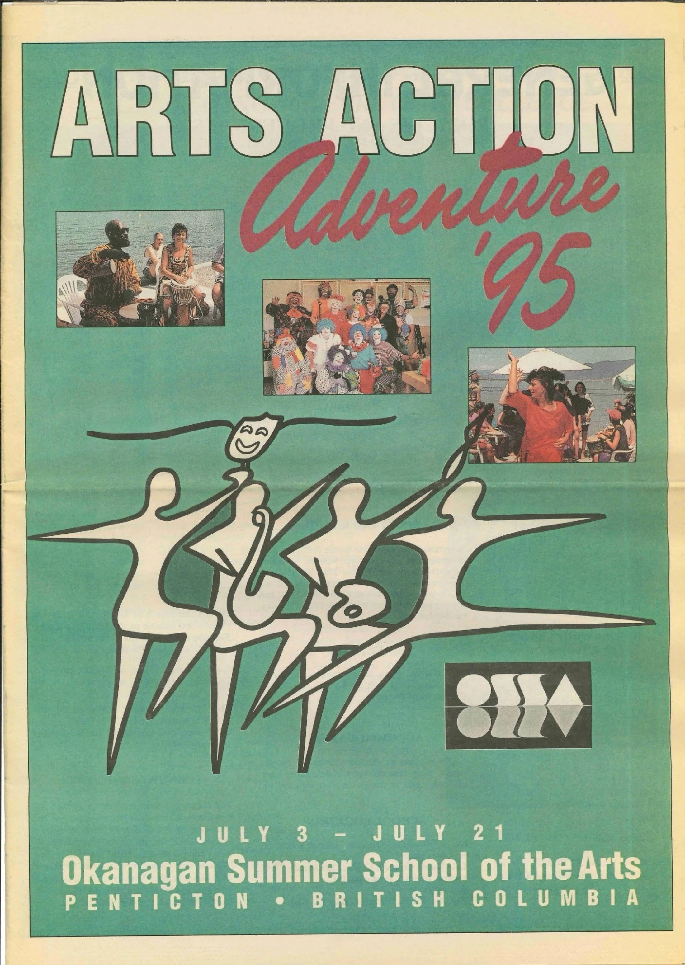 1995 - Okanagan Summer School of the Arts newspaper poster