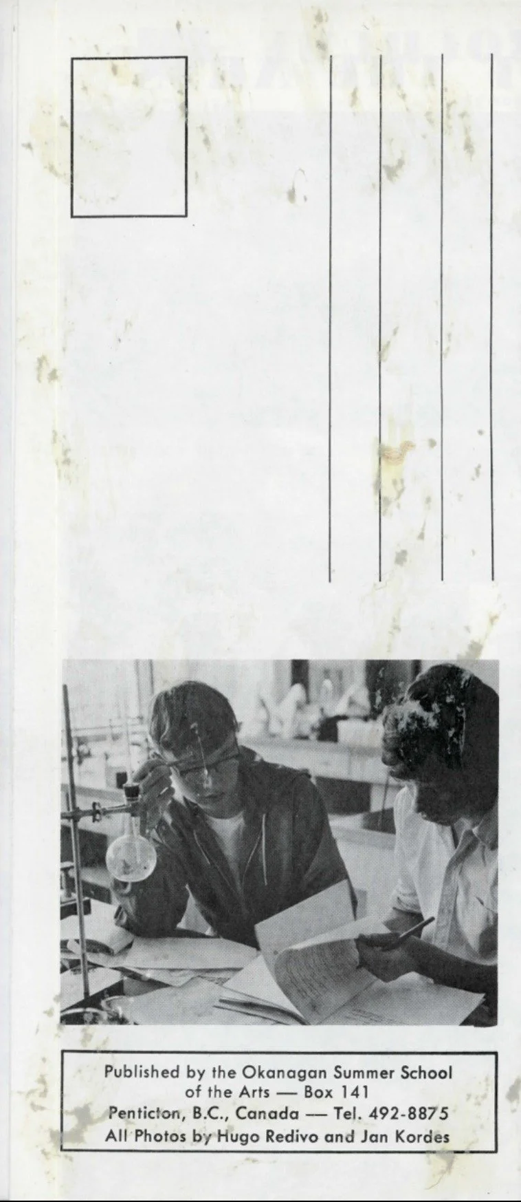 1968 - Okanagan Summer School of the Arts pamphlet A (pg4)