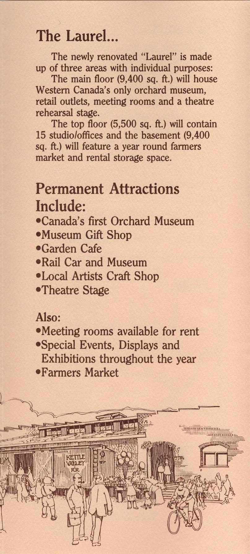 1995 - The "new" Laurel building pamphlet (pg3)