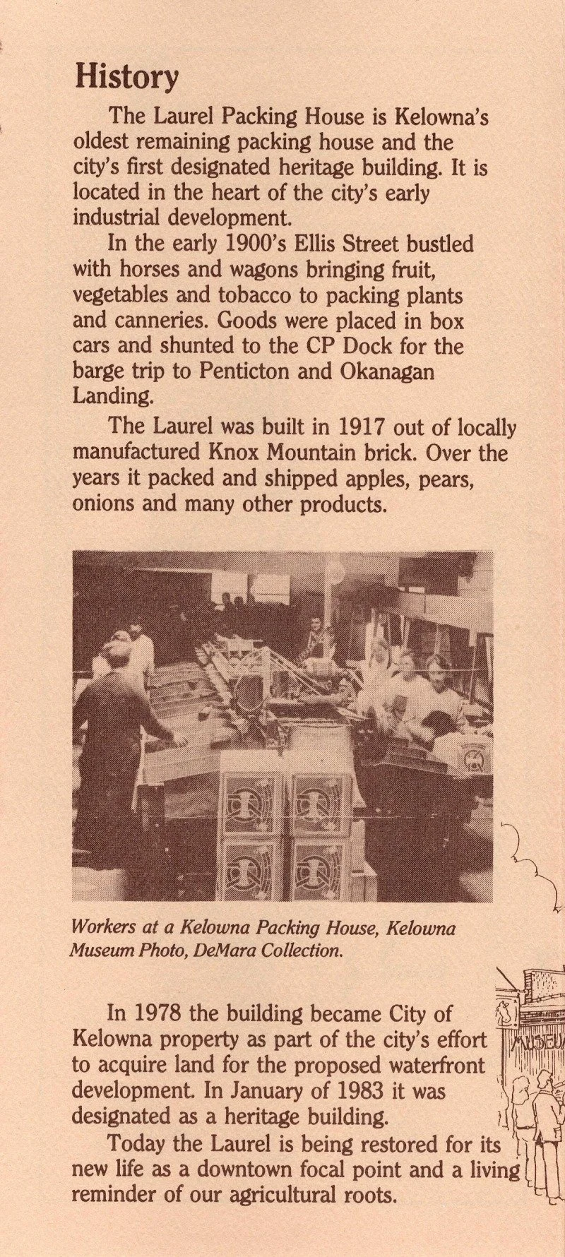 1995 - The "new" Laurel building pamphlet (pg2)