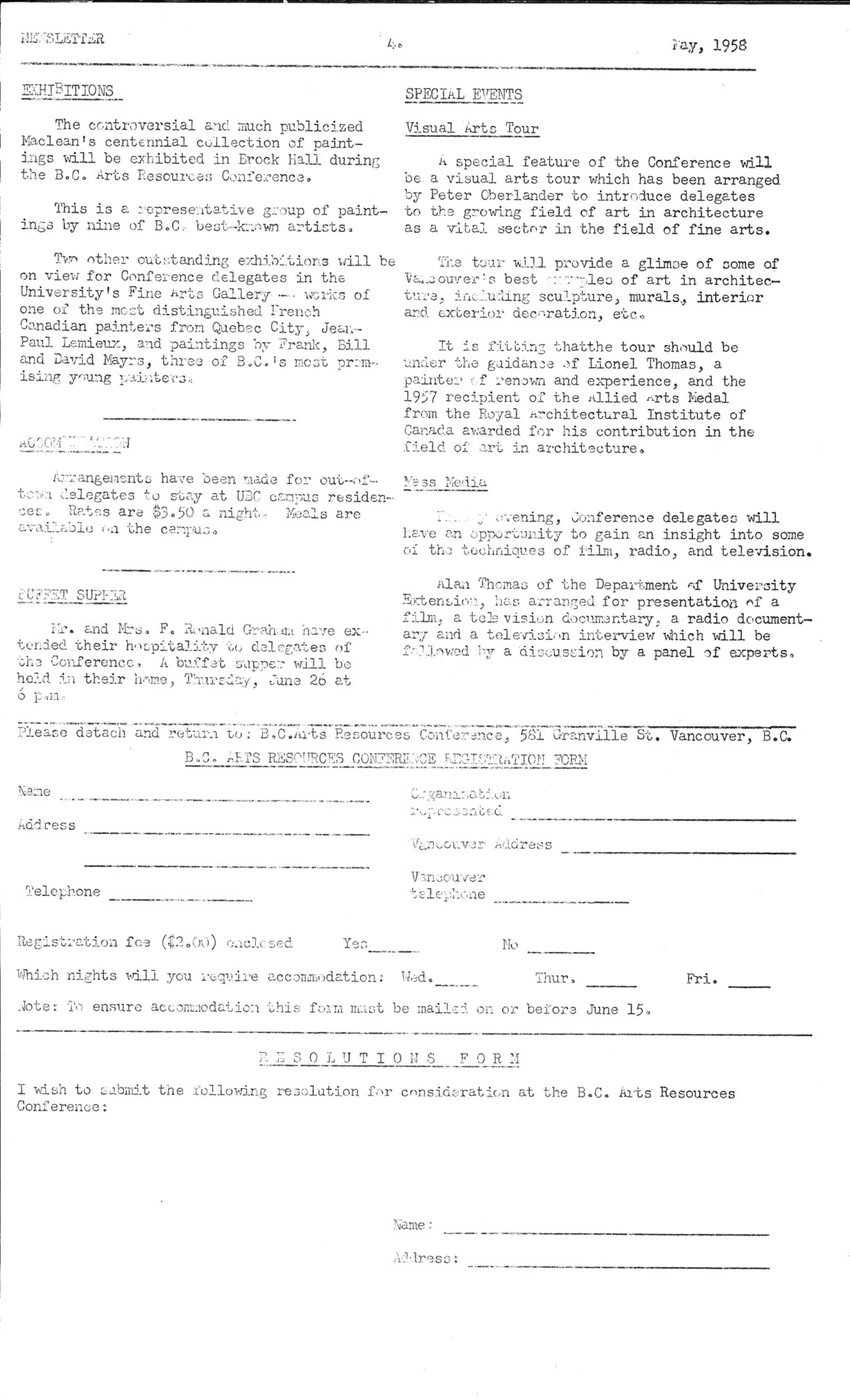 1958 - BC Arts Resource conference (pg3)