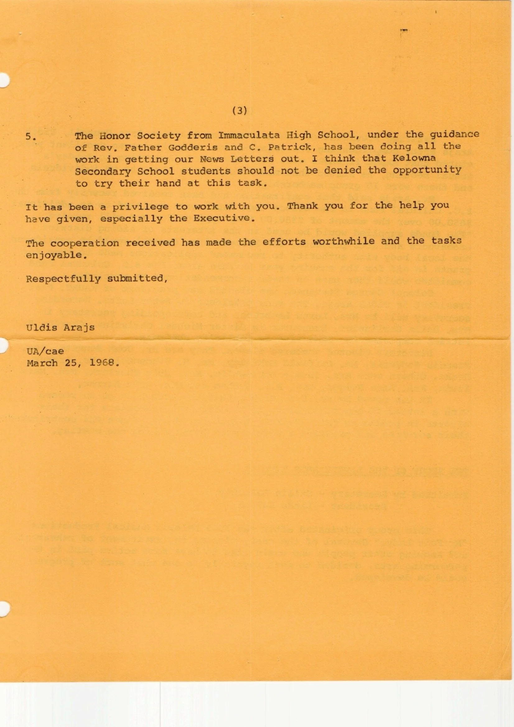 1968 - Presidents report (pg3)