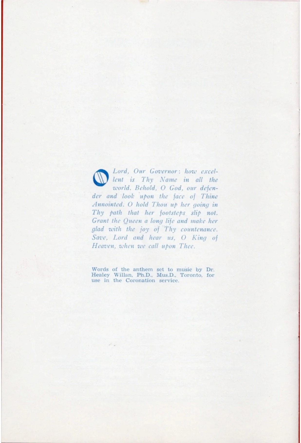 1953 - Queen Elizabeth II's Coronation programme which the Kelowna Art Council helped create (pg11)