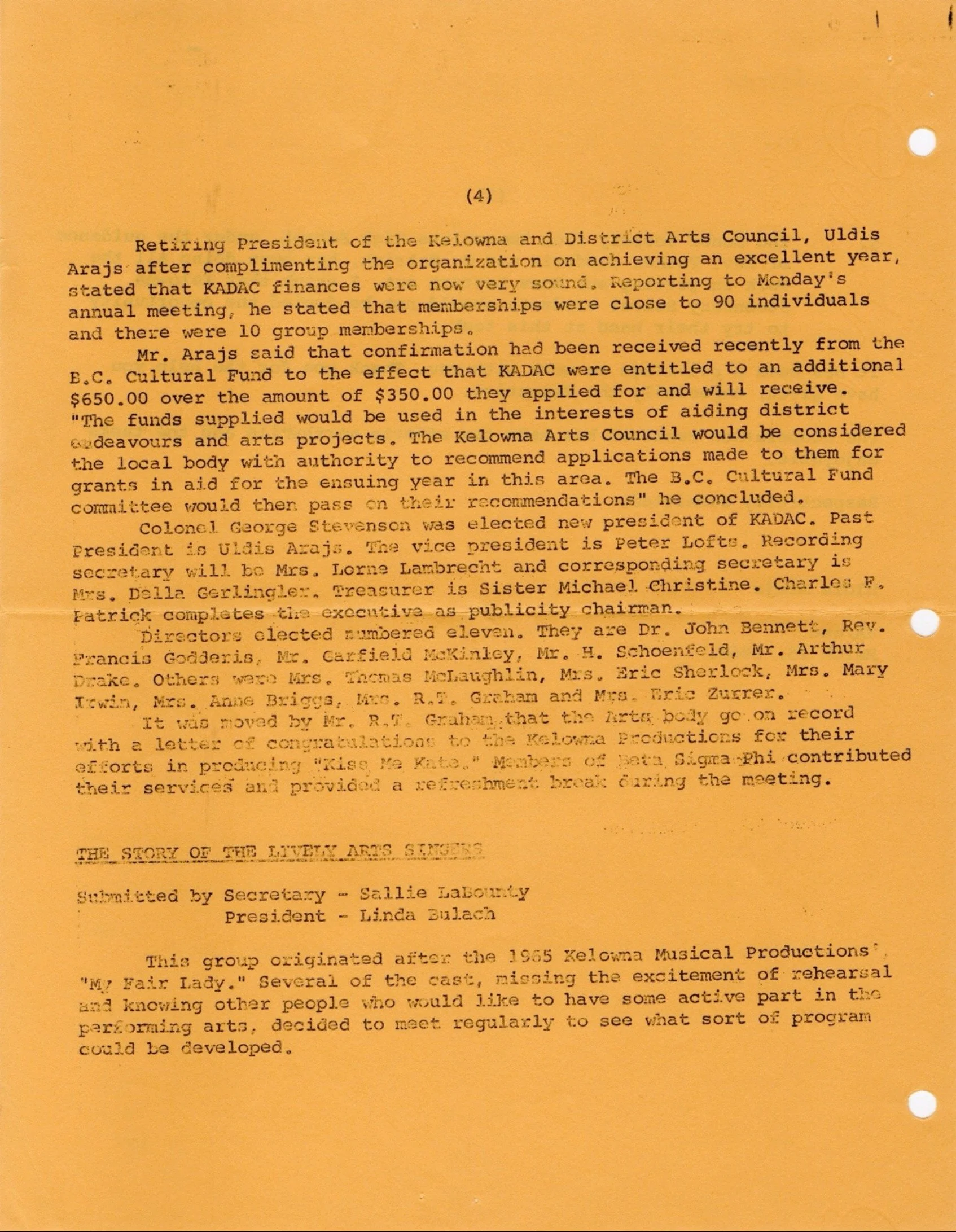 1968 - Presidents report (pg4)