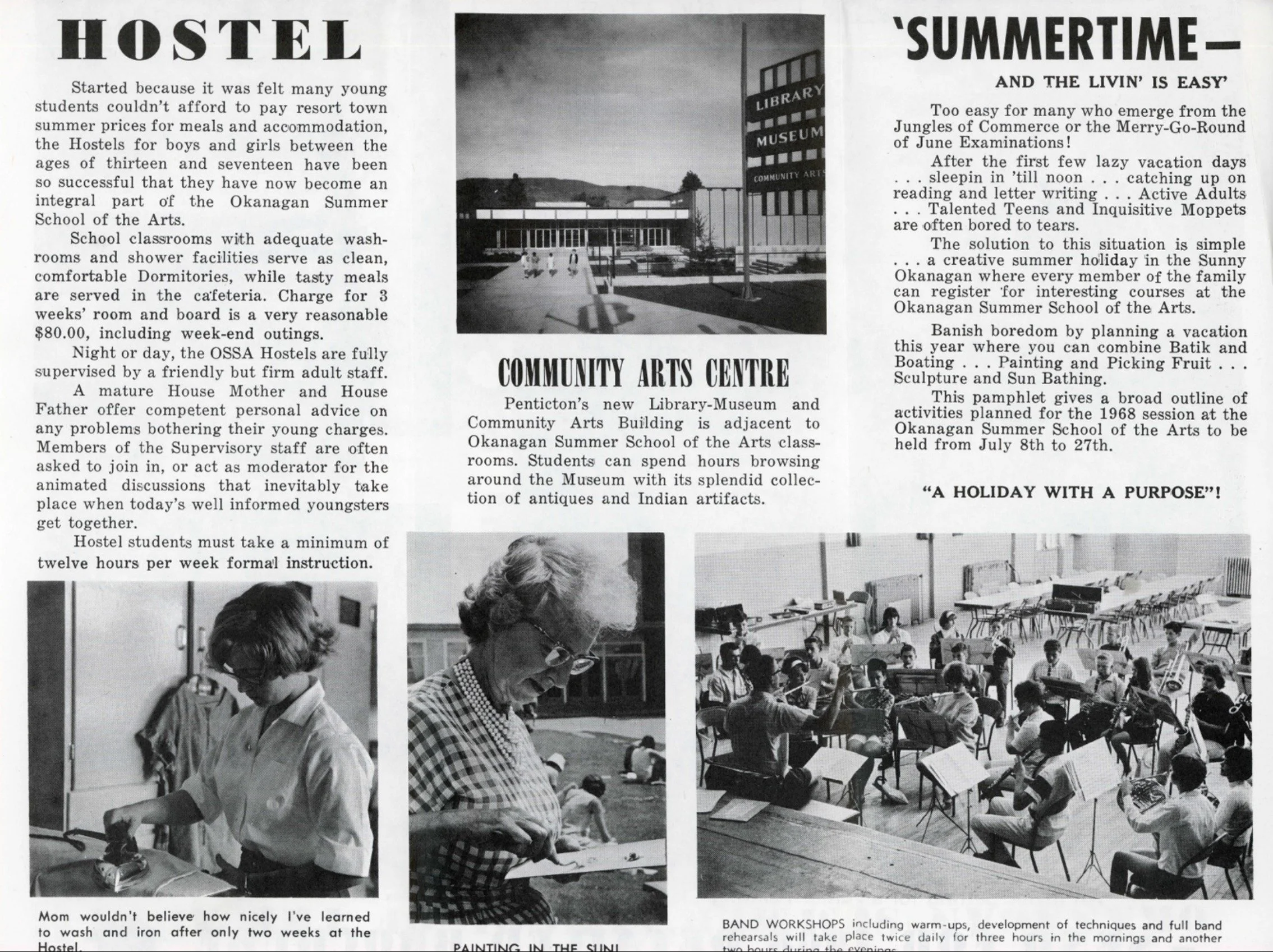 1968 - Okanagan Summer School of the Arts pamphlet A (pg3)
