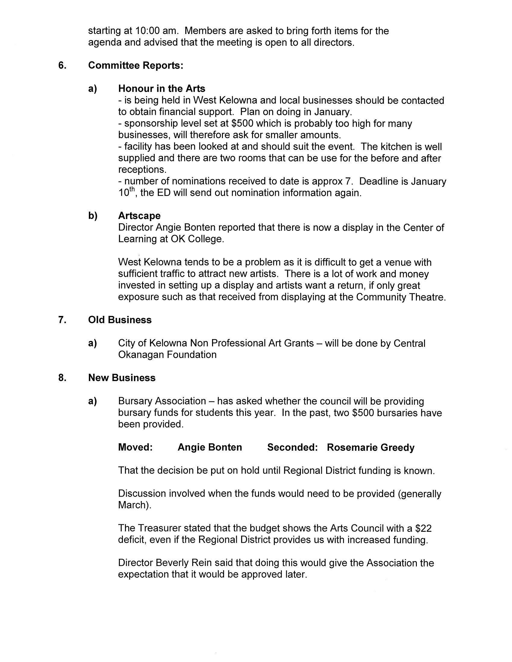 2009 - Board meeting minutes (pg2)