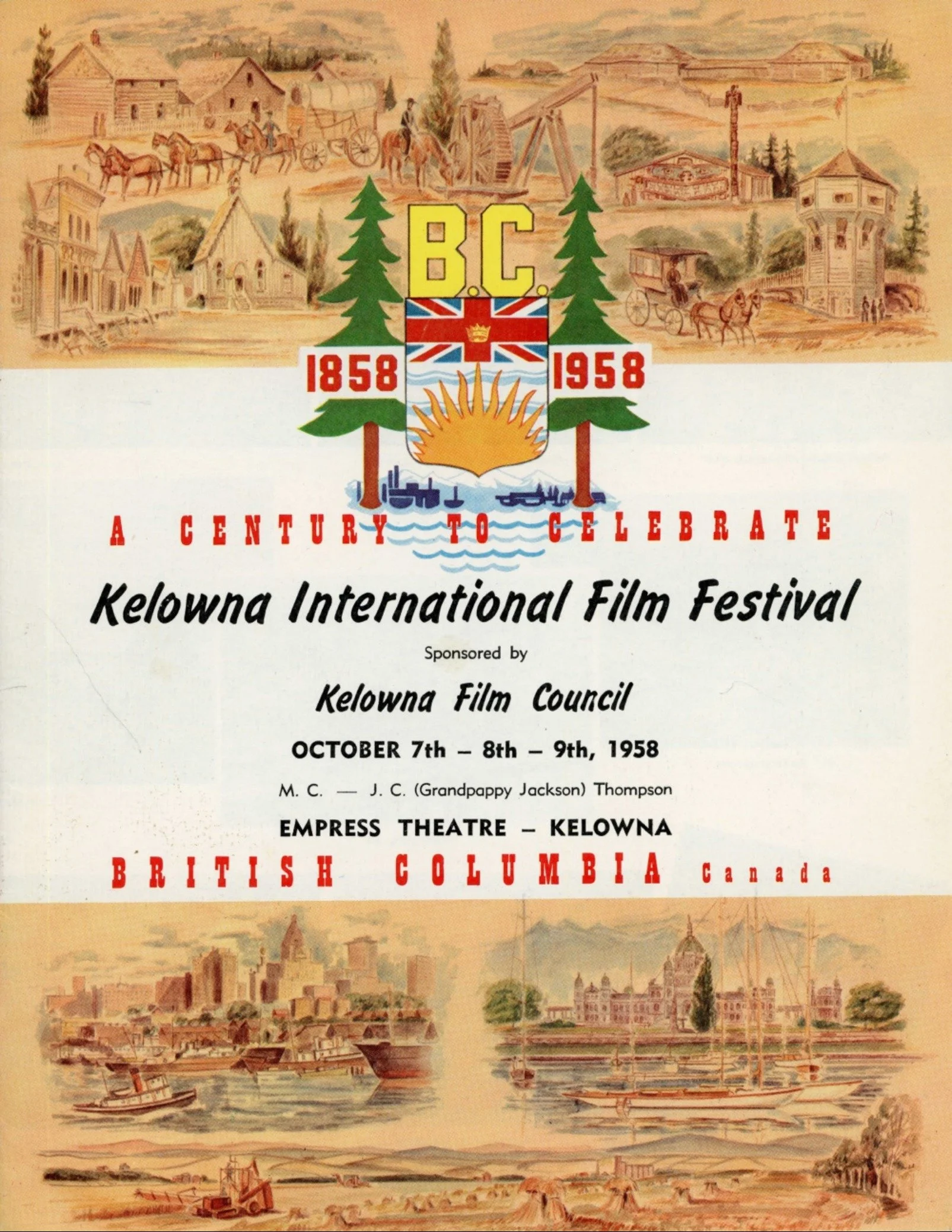 1958 - Kelowna Film festival programme (pg1)