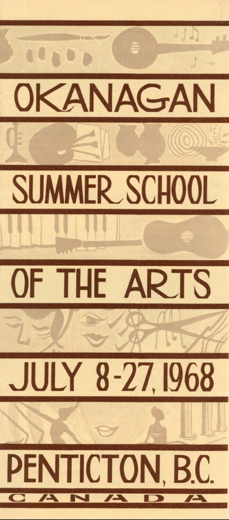 1968 - Okanagan Summer School of the Arts pamphlet B (pg1)