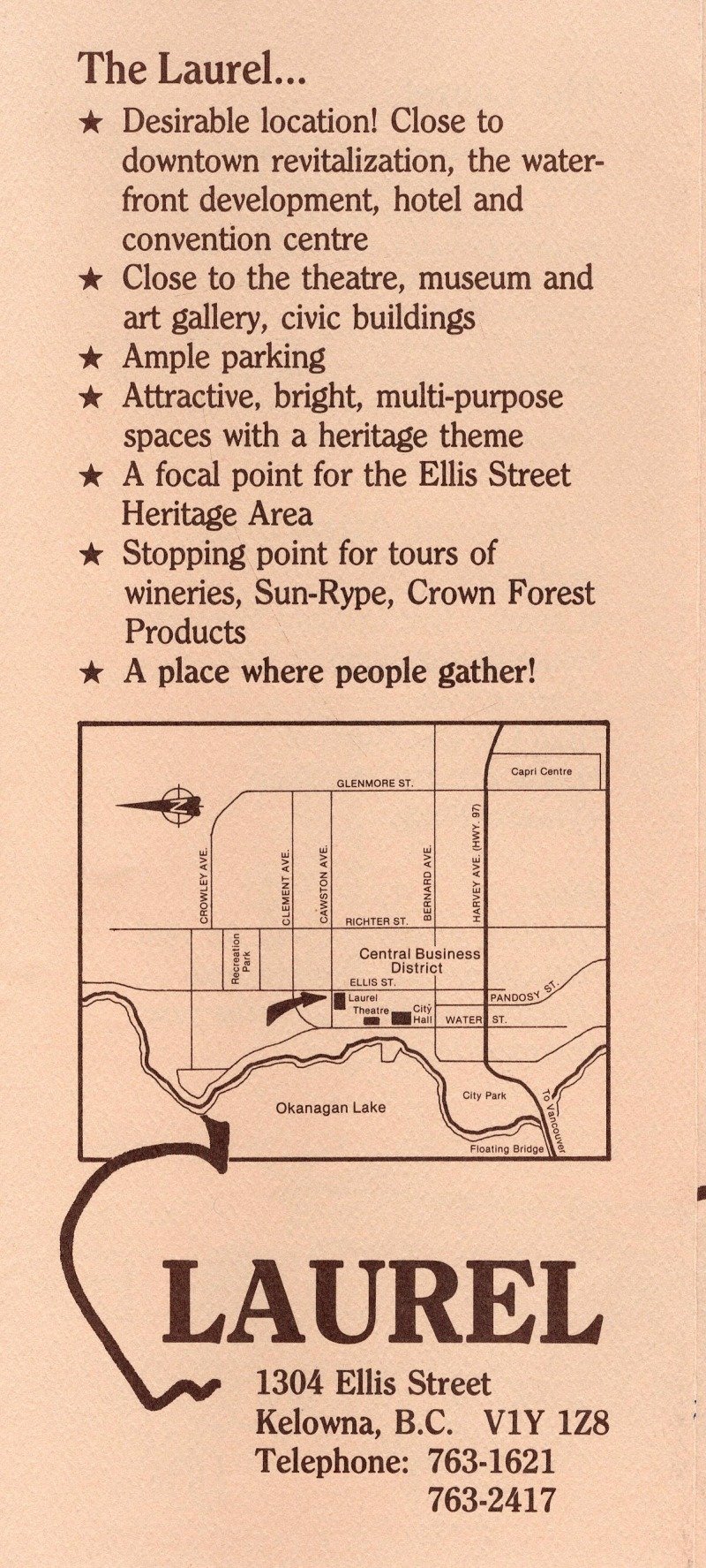 1995 - The "new" Laurel building pamphlet (pg4)