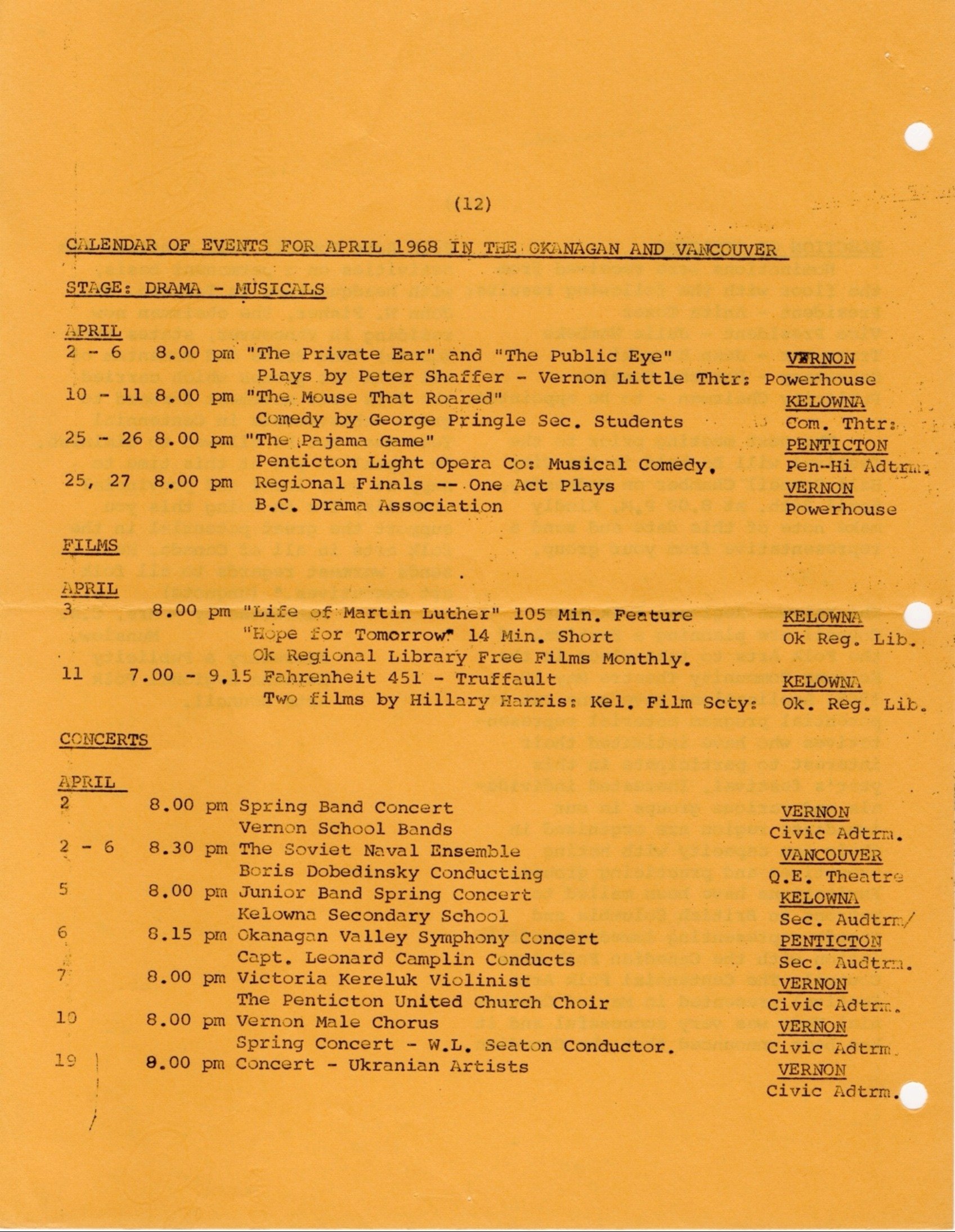 1968 - Presidents report (pg12)