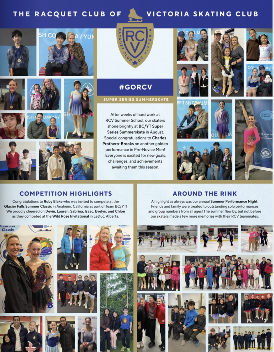 A collage of photos of RCV skaters featured in the Thin Ice publication