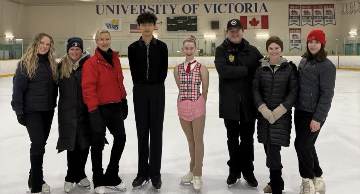 Picture of RCV coaches and skaters Ruby and Nathan