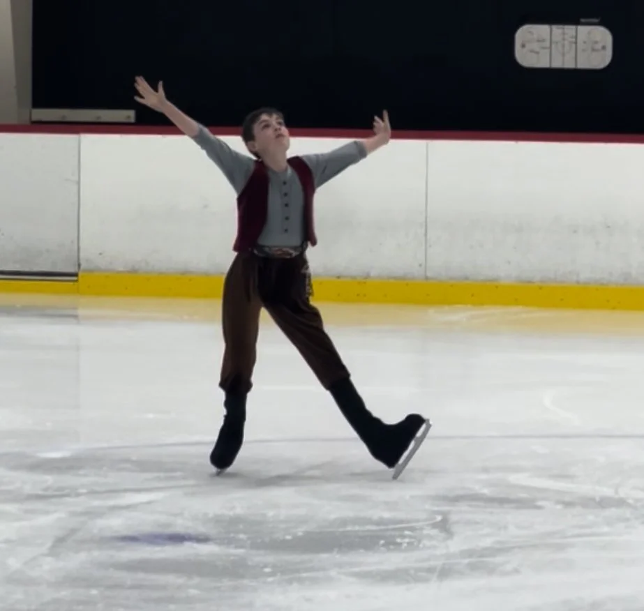 RCV skater performs their solo routine
