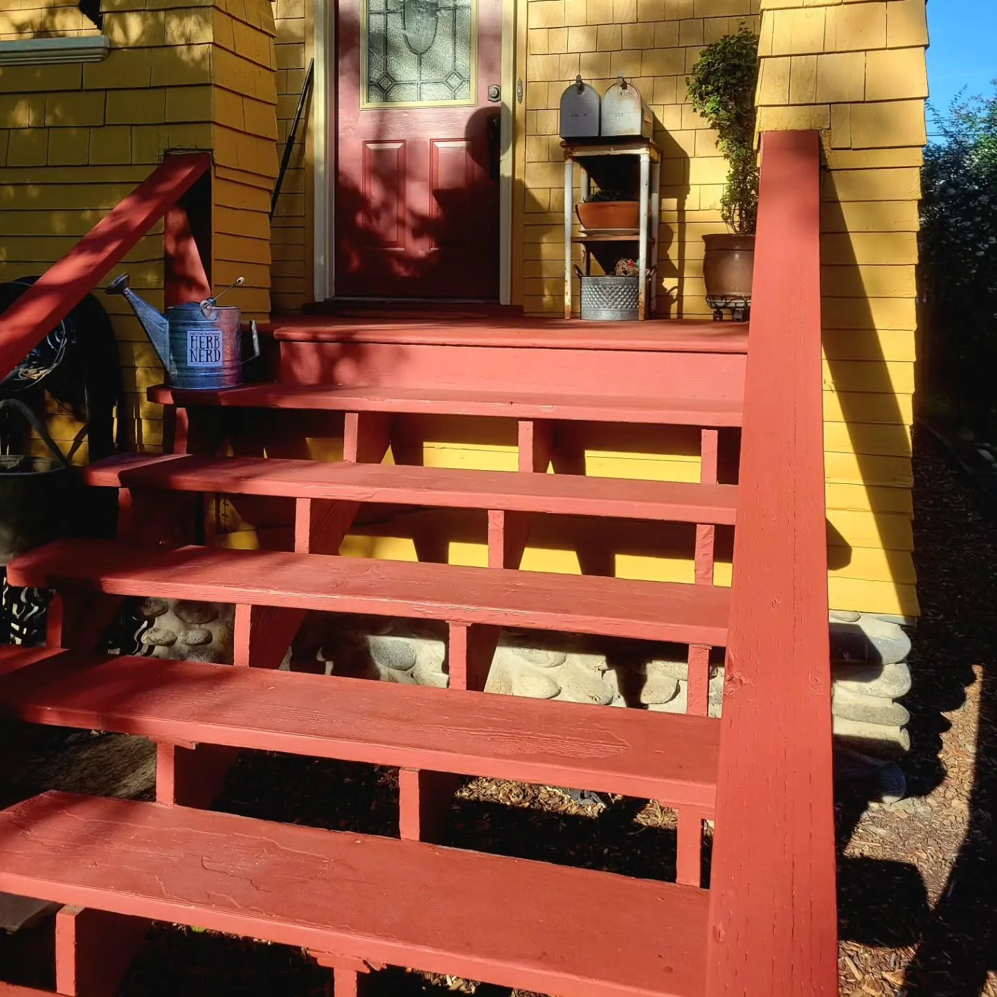 Finally getting around to the details after last year's paint job! What do you think? And should we do the columns?

@thisoldhouse