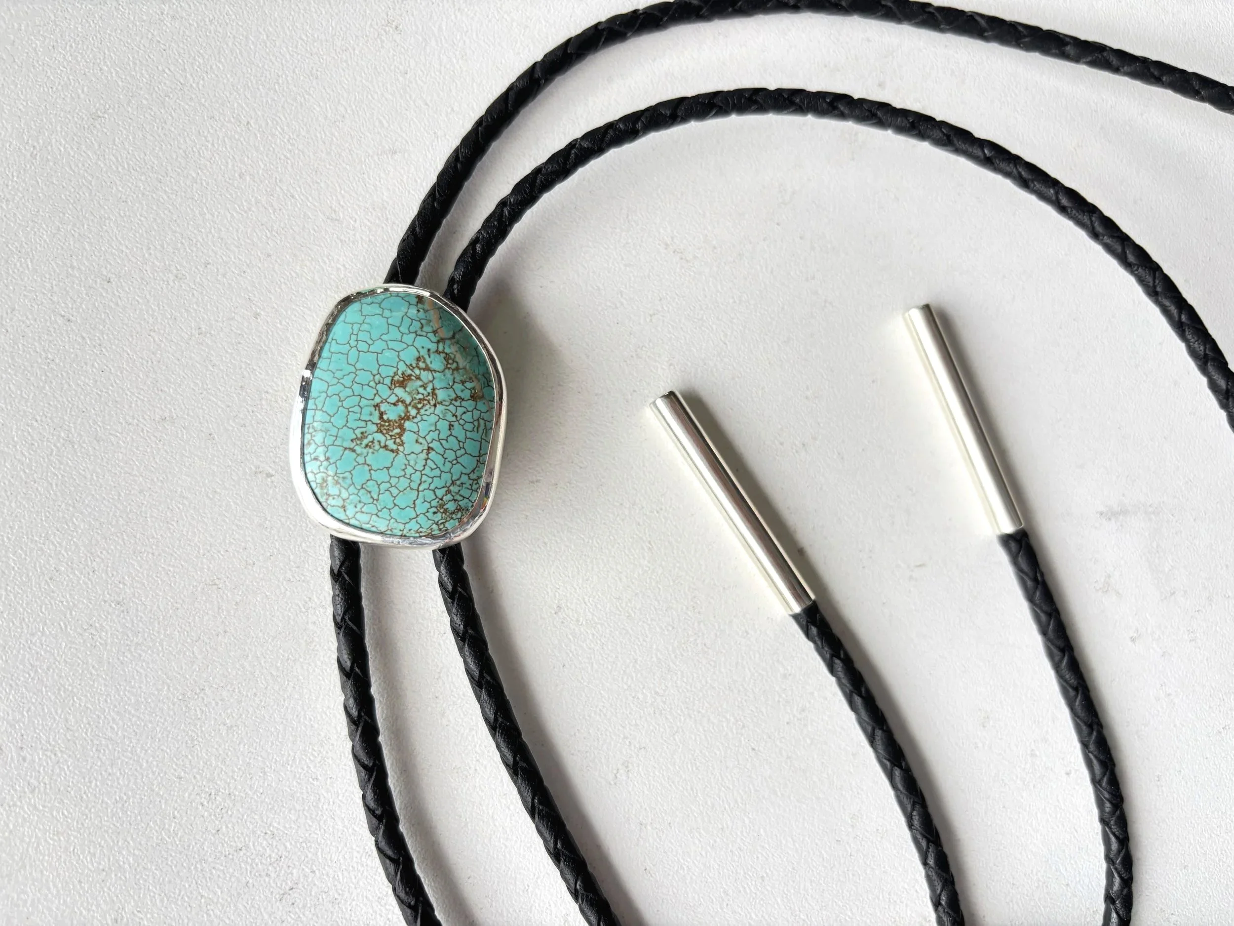 Custom bolo tie. No 8 Turquoise