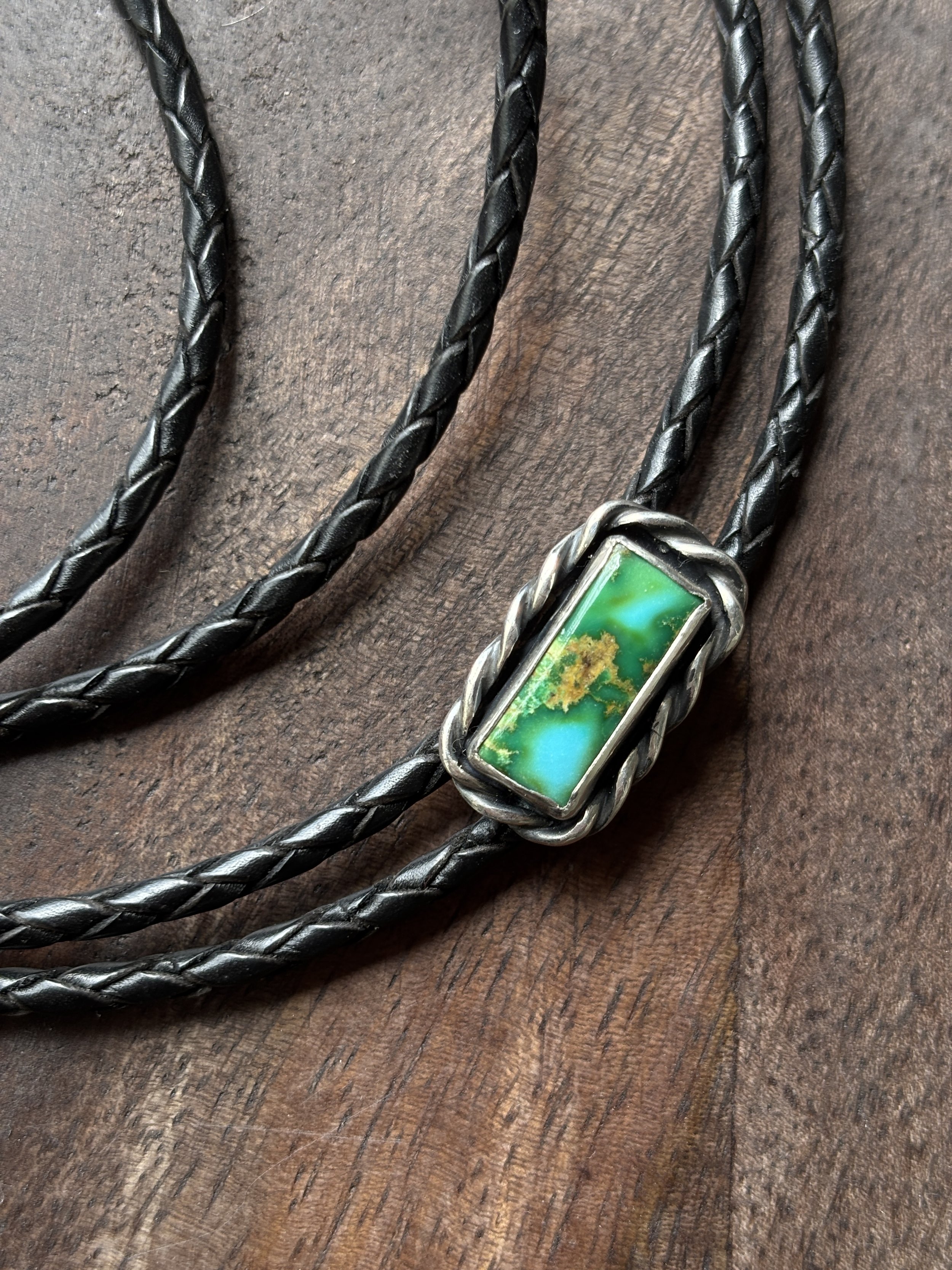 Blue / Green Sonoran Turquoise Bolo Tie