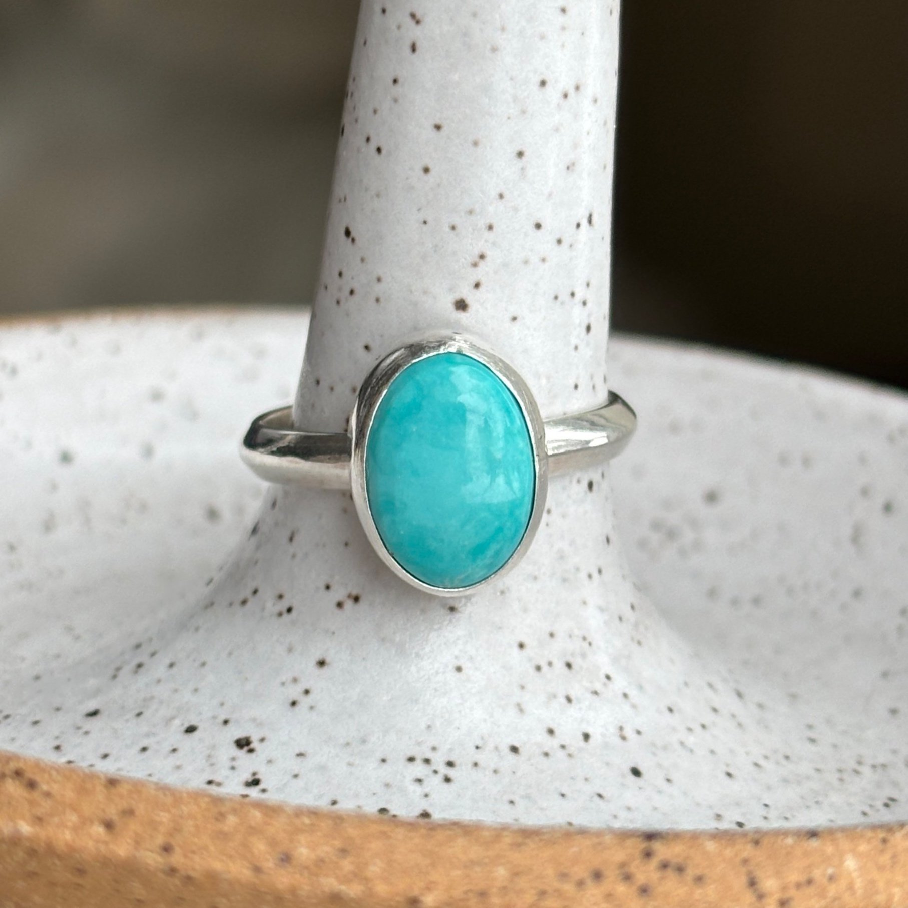 Fox Turquoise Ring (Size 8)