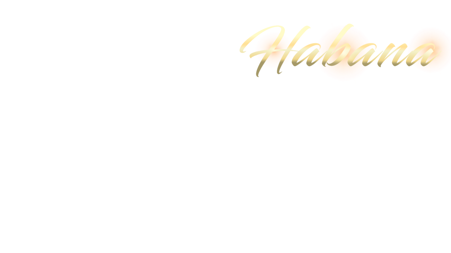 Habana in gold script