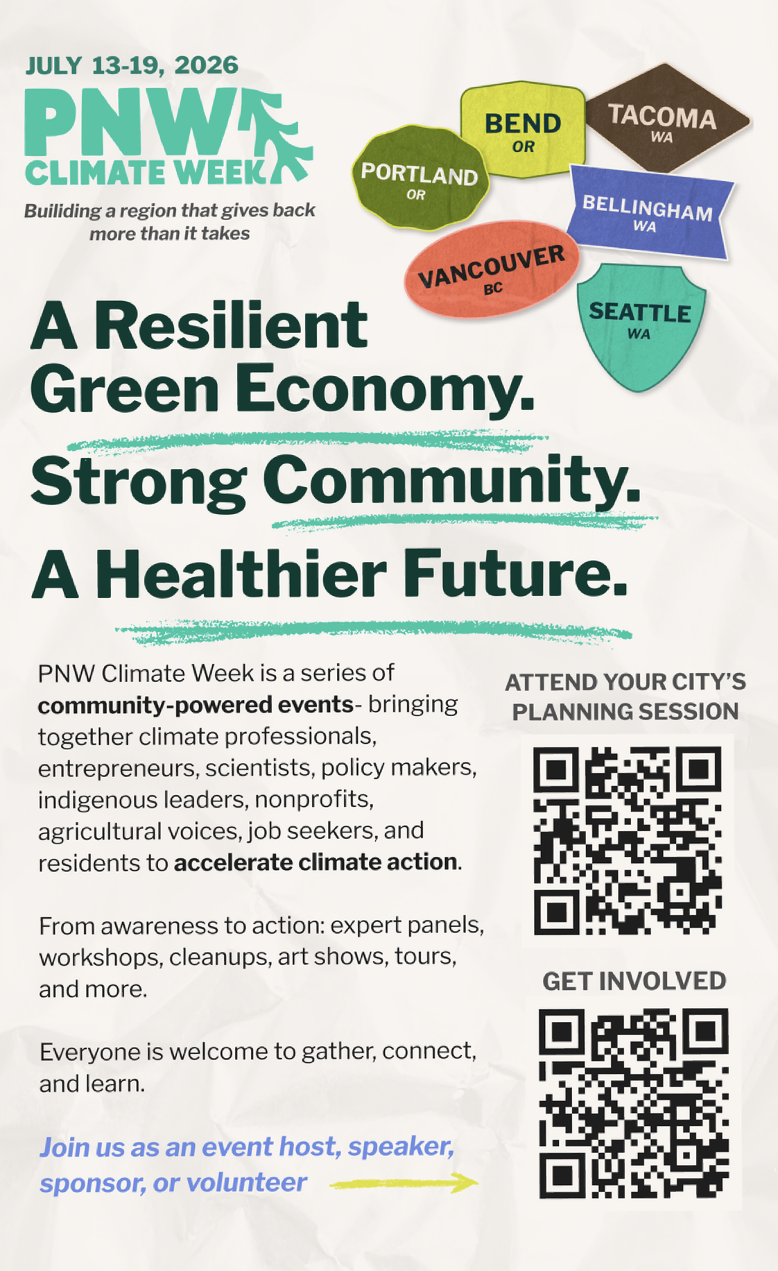 Flyer - Get involved