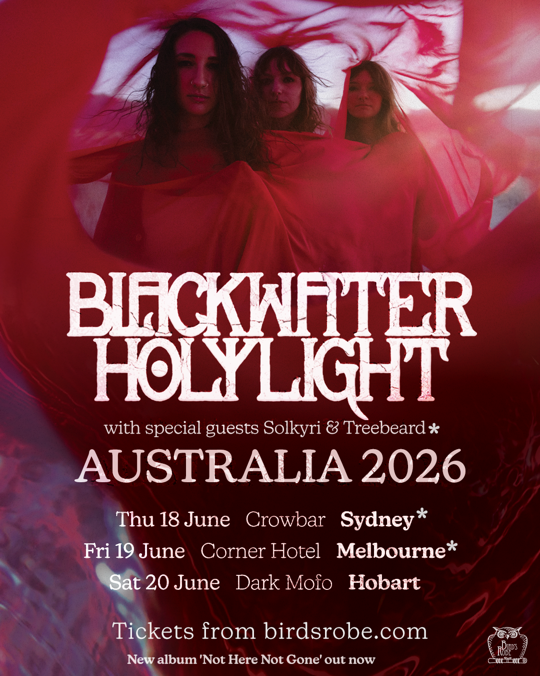 BLACKWATER HOLYLIGHT AUSTRALIAN TOUR - JUNE 2026 w/SOLKYRI &amp; TREEBEARD