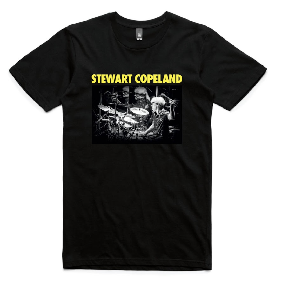Stewart Copeland Australian Tour T-Shirt - Black