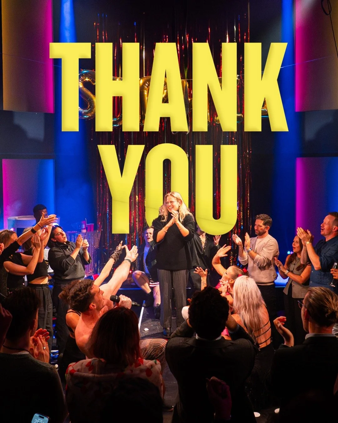 Now that we've had a few days to recover from non-stop partying, we'd like to take a quick moment to thank each and every person that came to the show.

We had the best time celebrating with you! 🎉