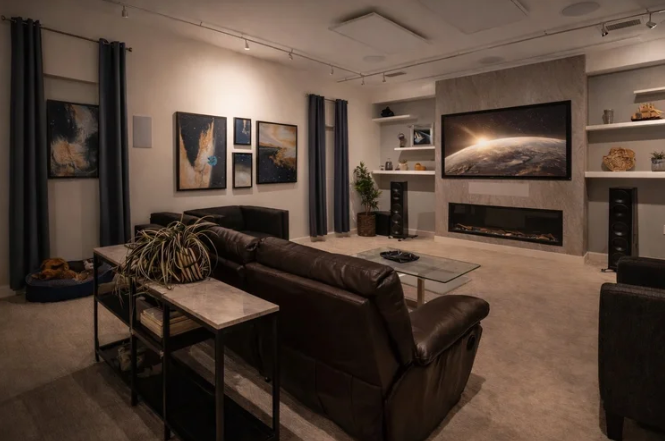 Audio video Integration makes living rooms, family rooms, that Marin families enjoy.