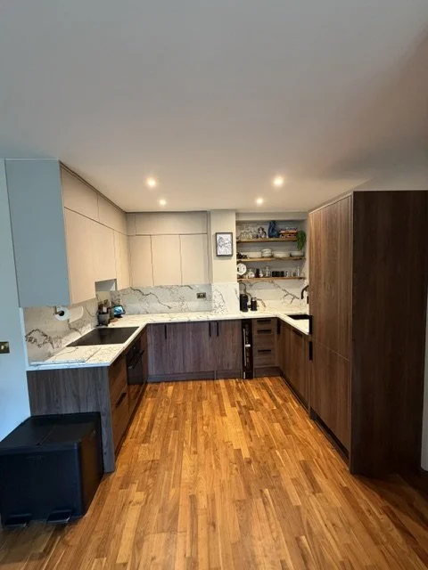 Walnut & White