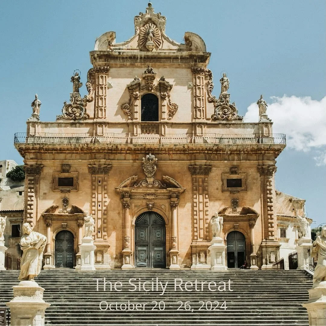 Ciao! We are thrilled to announce that our next Fiore Retreat is officially on the books for this October 20-26, 2024. This time we are headed to Sicily! Join us at a beautifully restored Masseria set in the gorgeous countryside outside of Noto. Spot