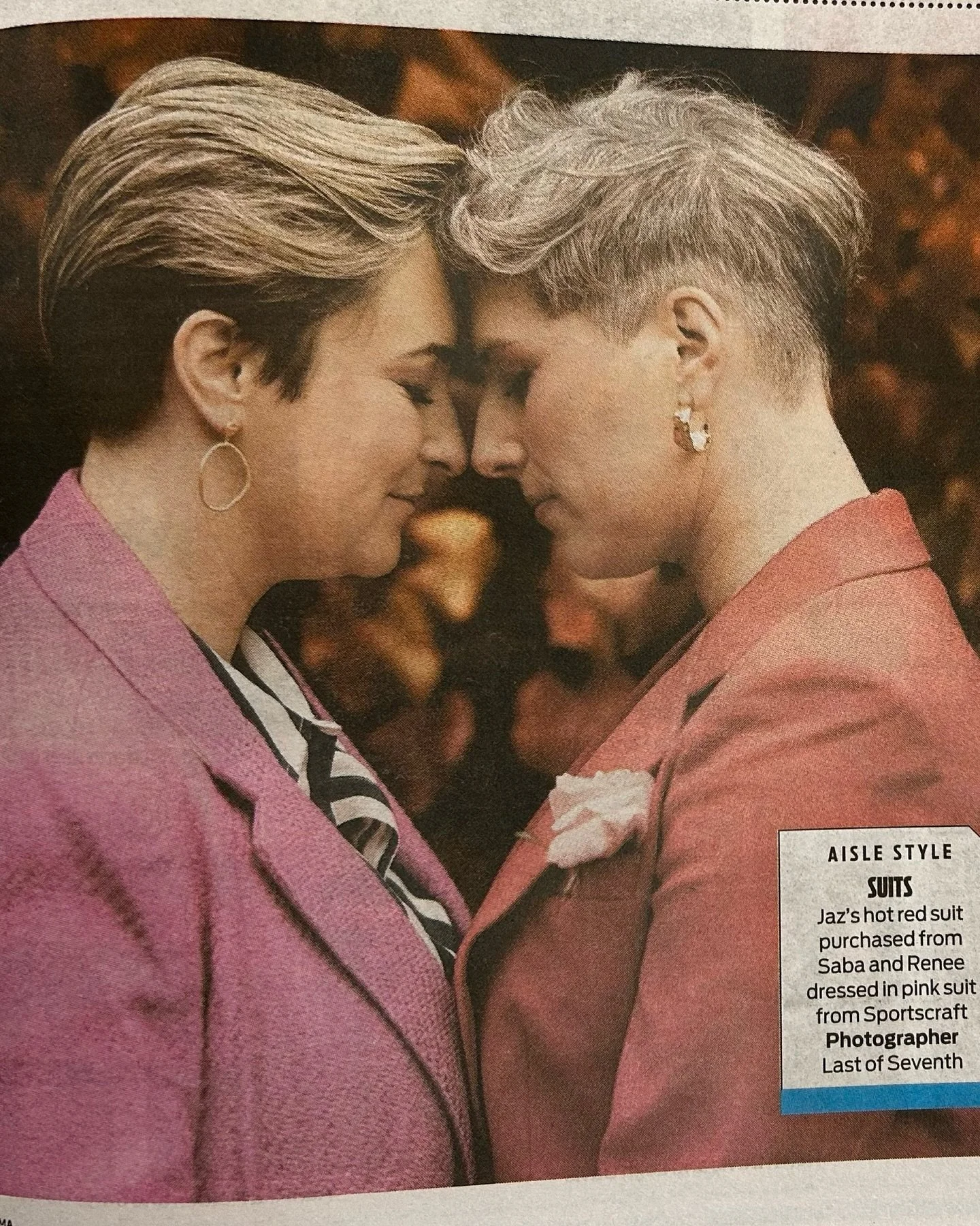 Pretty damn happy to have some of my wedding photos featured in the Sunday Mail. 
A massive heartfelt shoutout to the beautiful Reneé & Jaz for the privilege of photographing their wedding day.
__________________
#adelaide #adelaidewedd