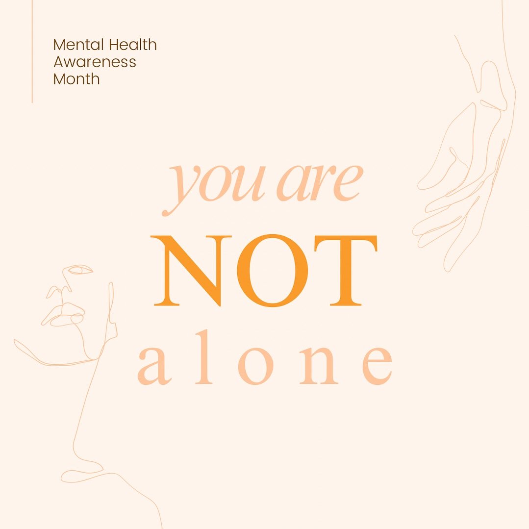 May is Mental Health Awareness Month! Your mental health is just as important as your physical health. Here are a few things you can do to take care of your mental health everyday: 

📓 journal
🧘🏼&zwj;♀️ practice yoga and meditation
🥑 eat healthy 