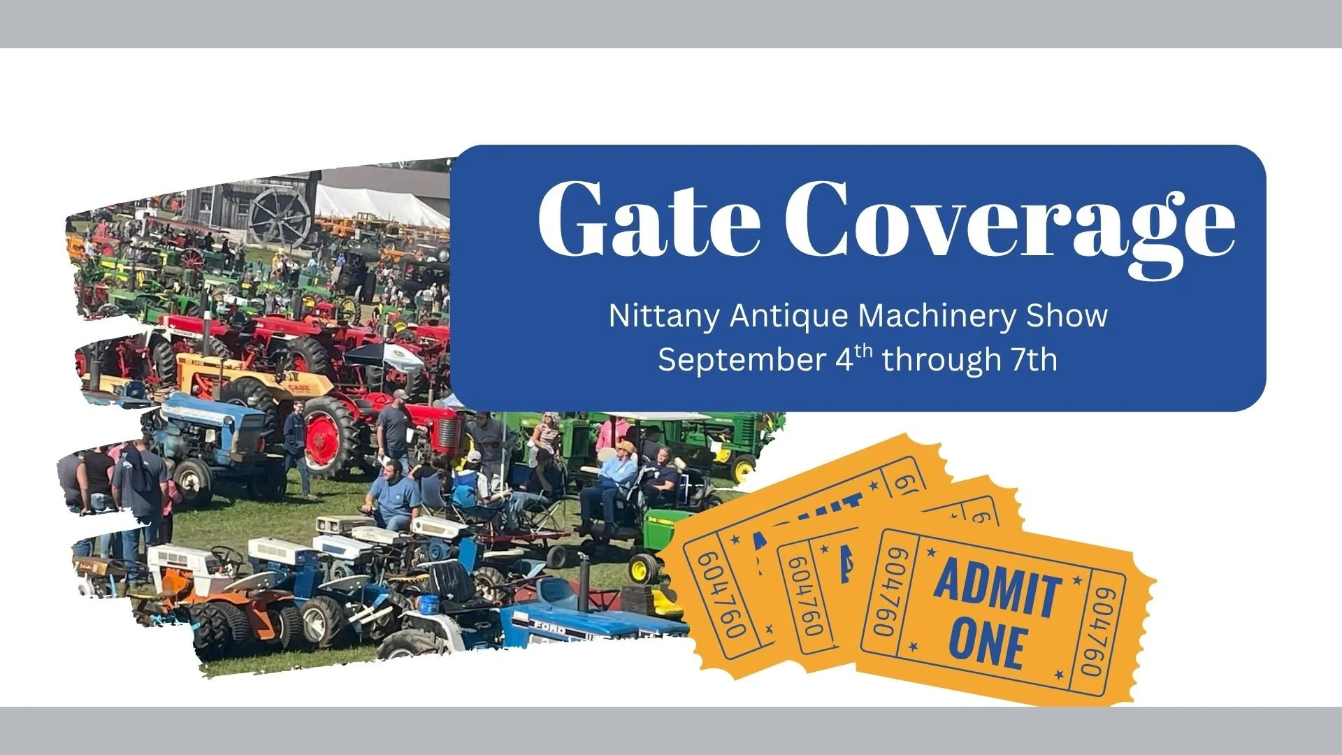 Covering Gate 4 at the Antique Show