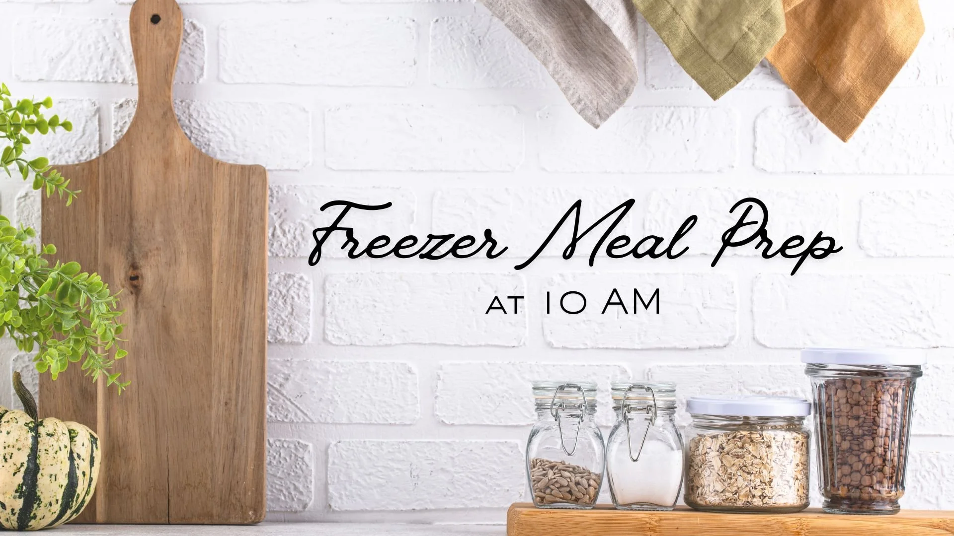 Freezer Meal Prep