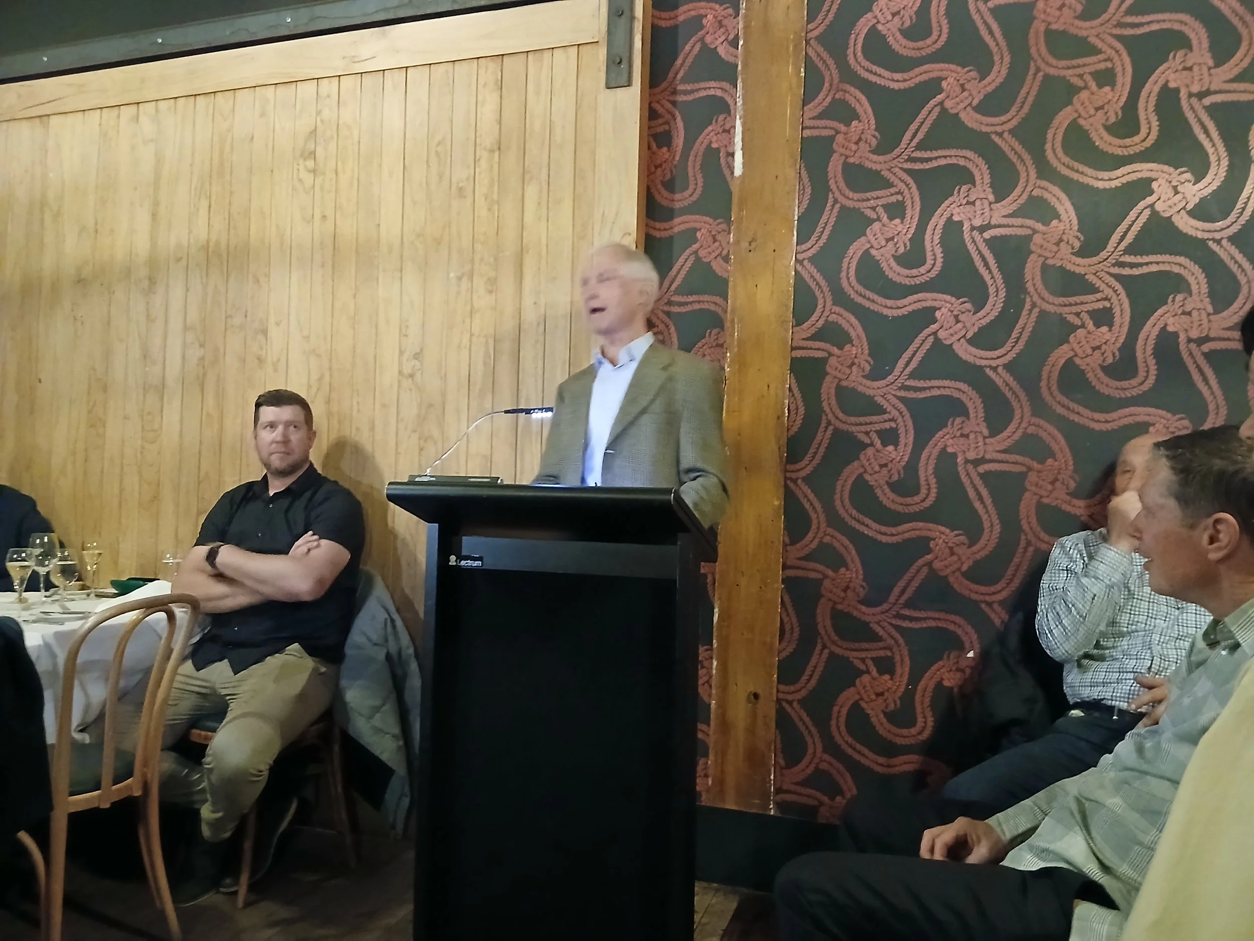 Guy Cooper from Sydney speaking about the Cooper ancestors