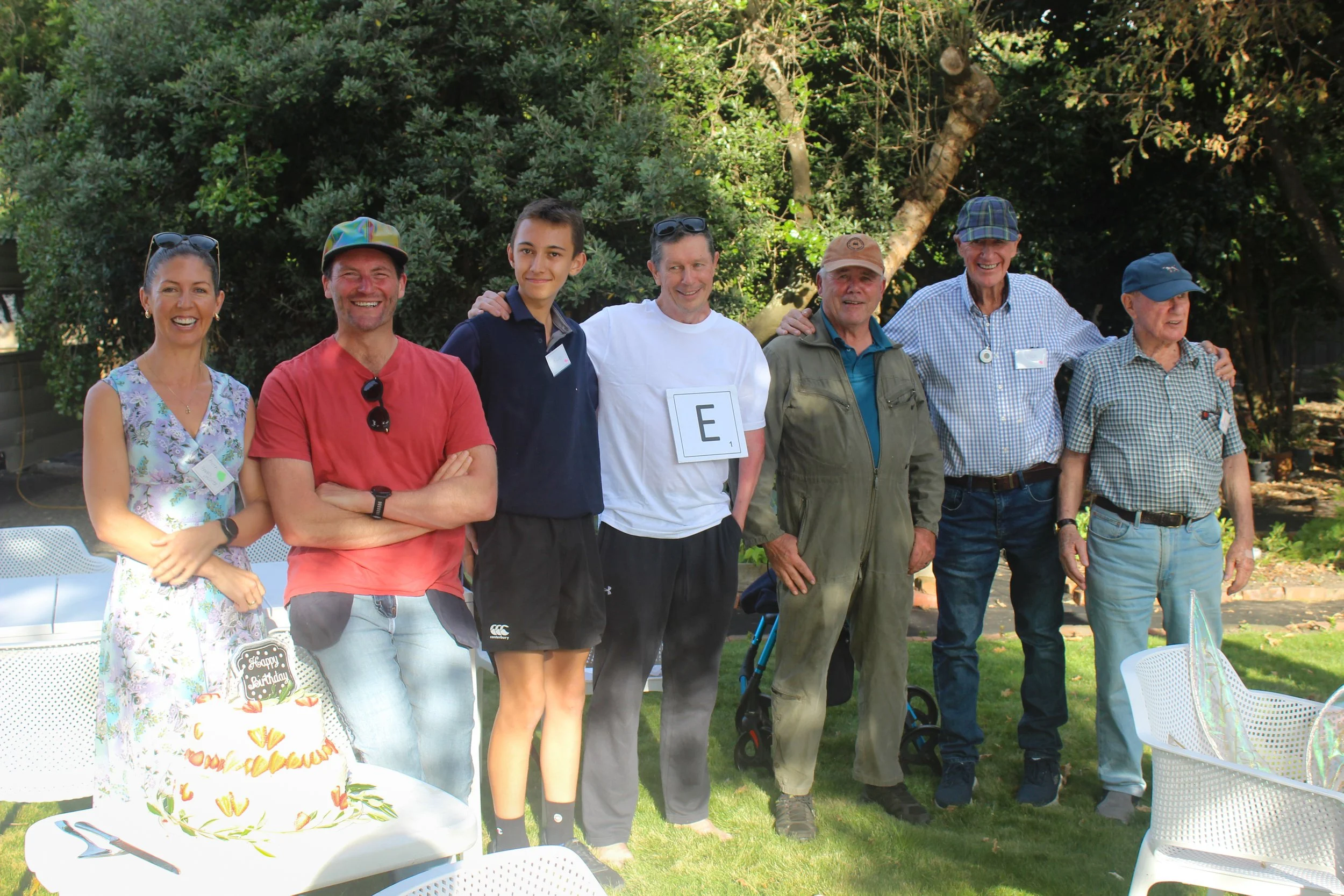 Anita, Casey, Kiwa for Anna, Mike Cooper, Simon, Nick, Arthur