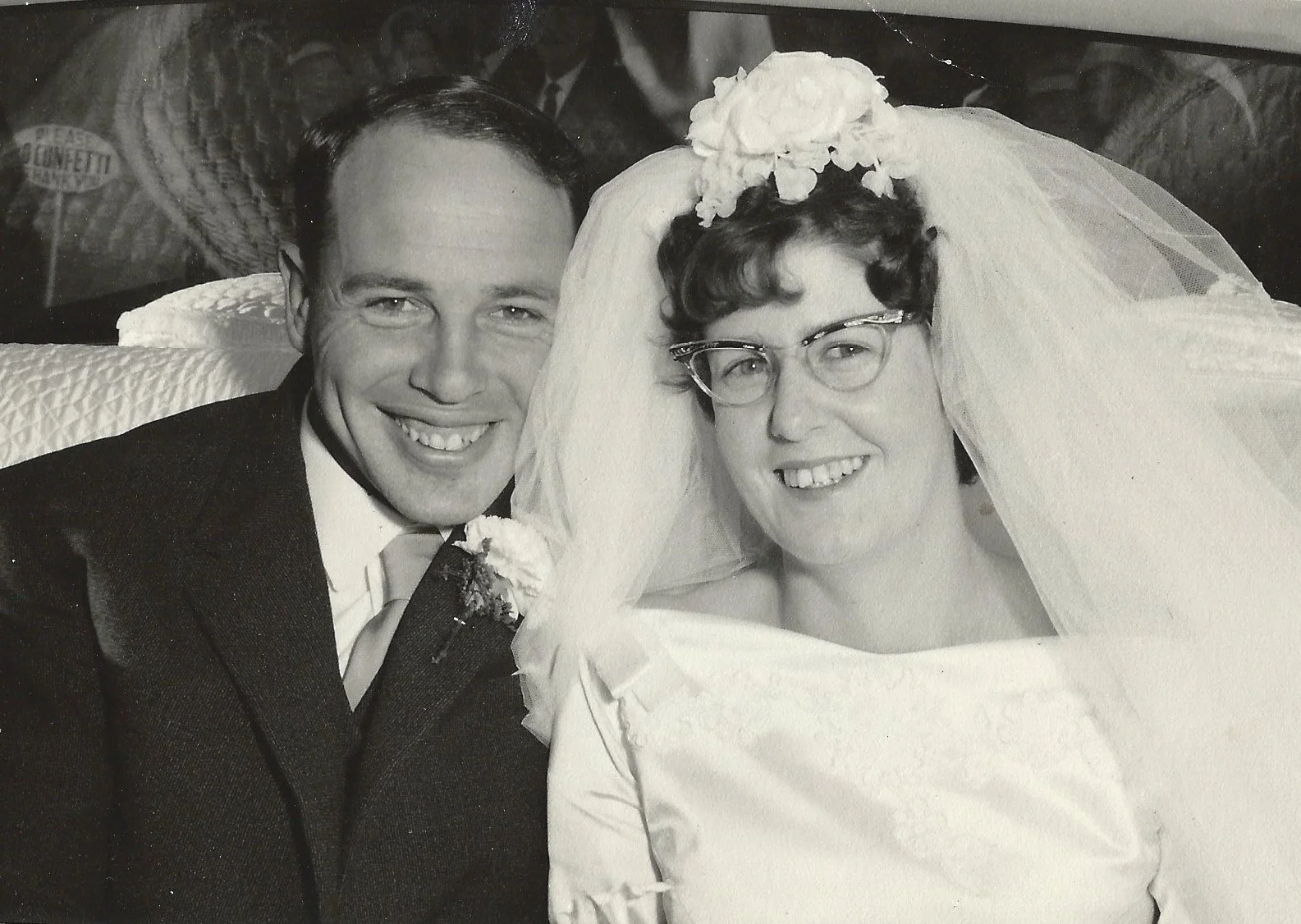 Tm and Mary Cooper were married at St James Church, Lower Hutt, 8 July 1961, the same church as our Riddiford ancestors were married and buried.