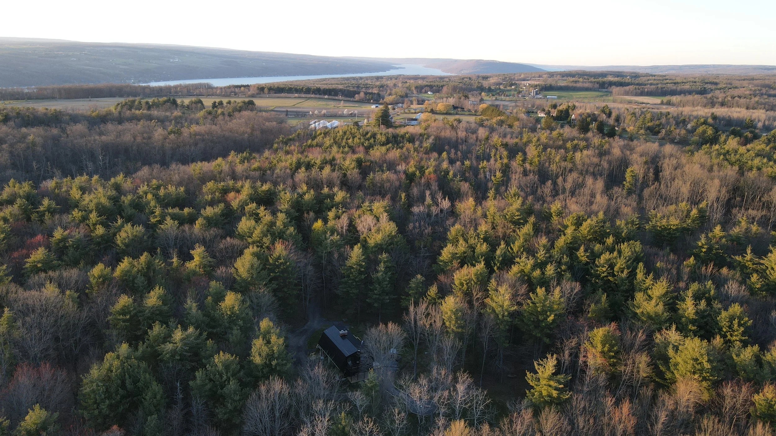 Hideaway Spring Sunset with Keuka Lake.JPG