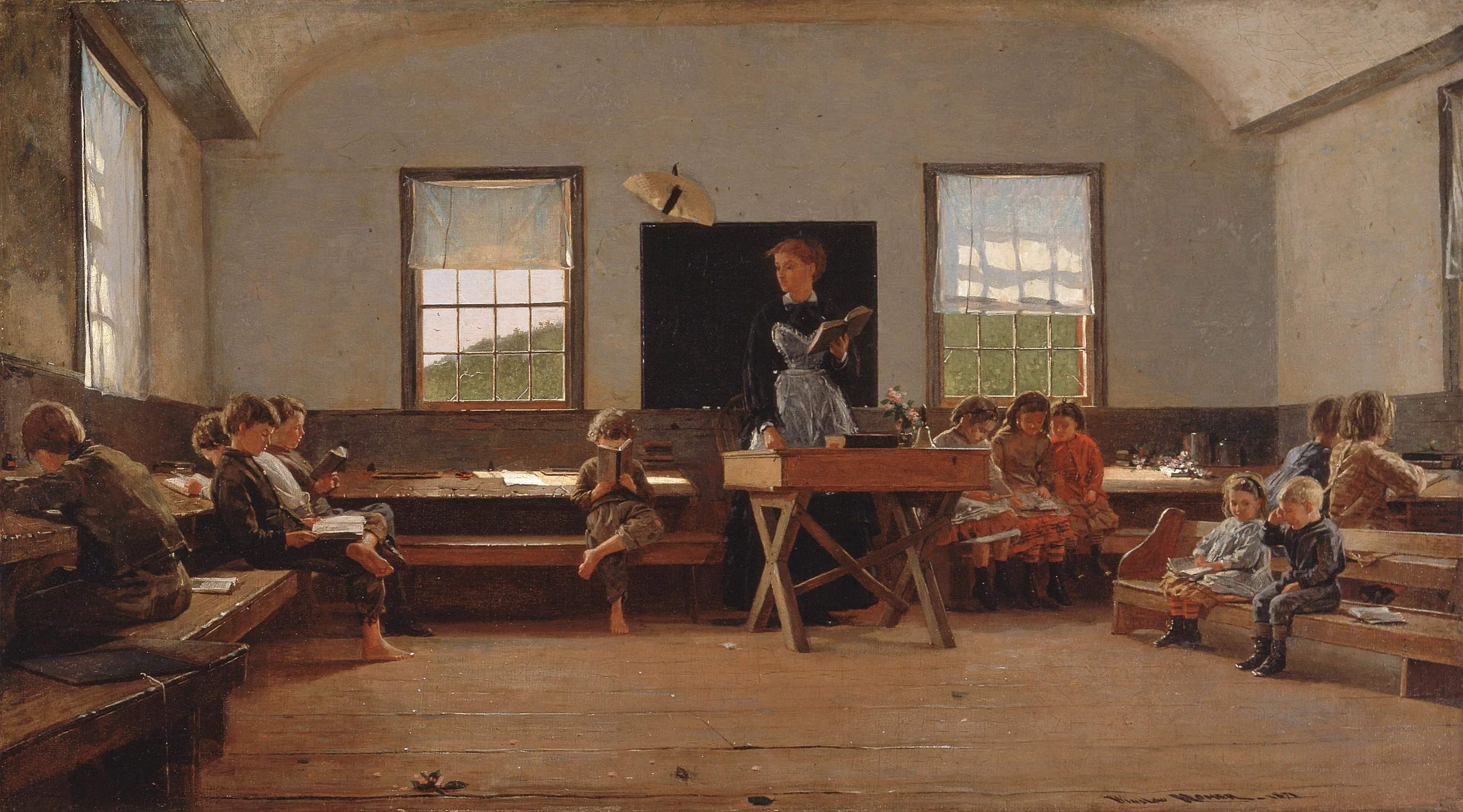 Country School Painting