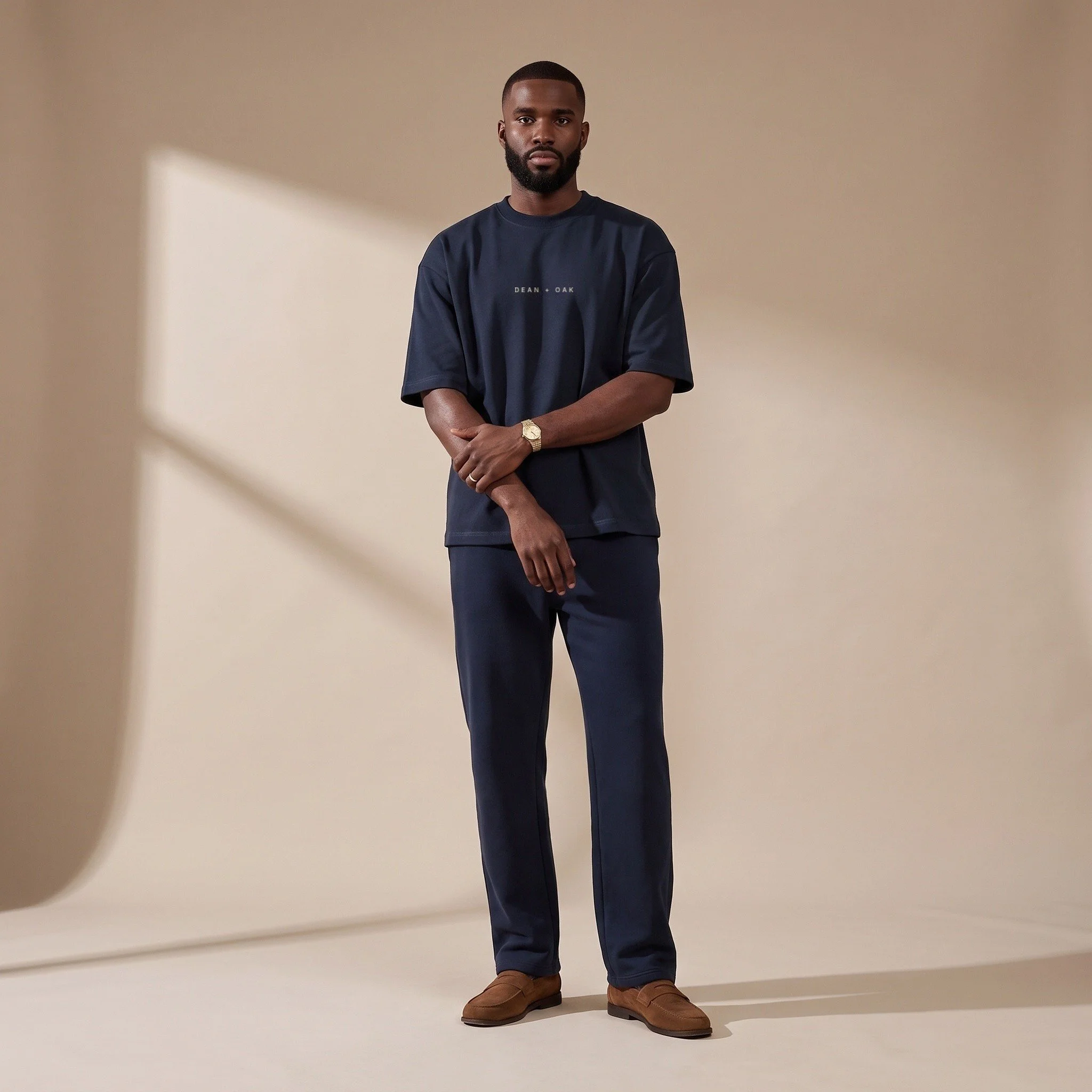 Oversized Tee · Navy