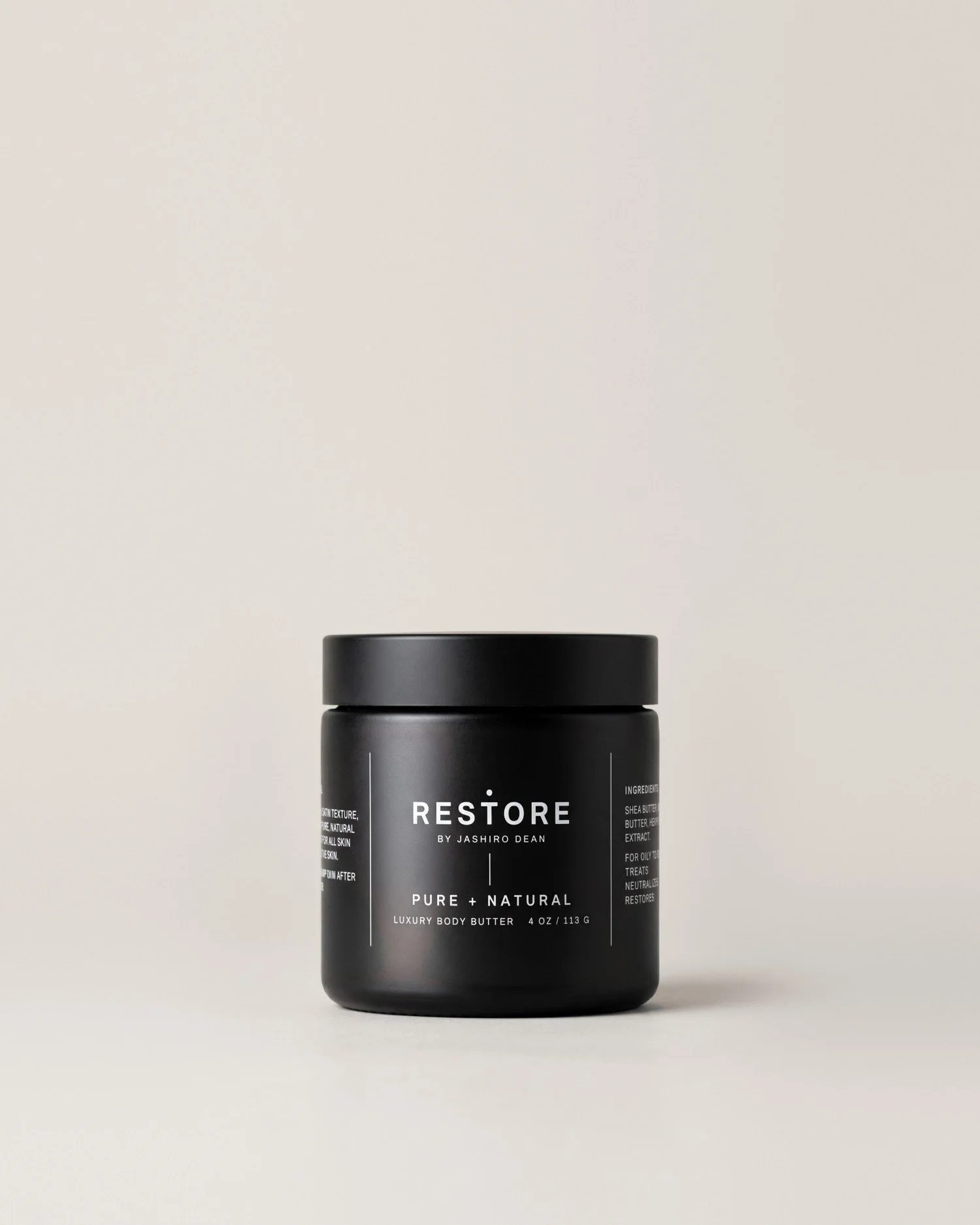 Dean + Oak RESTORE Pure + Natural Body Butter, product shot