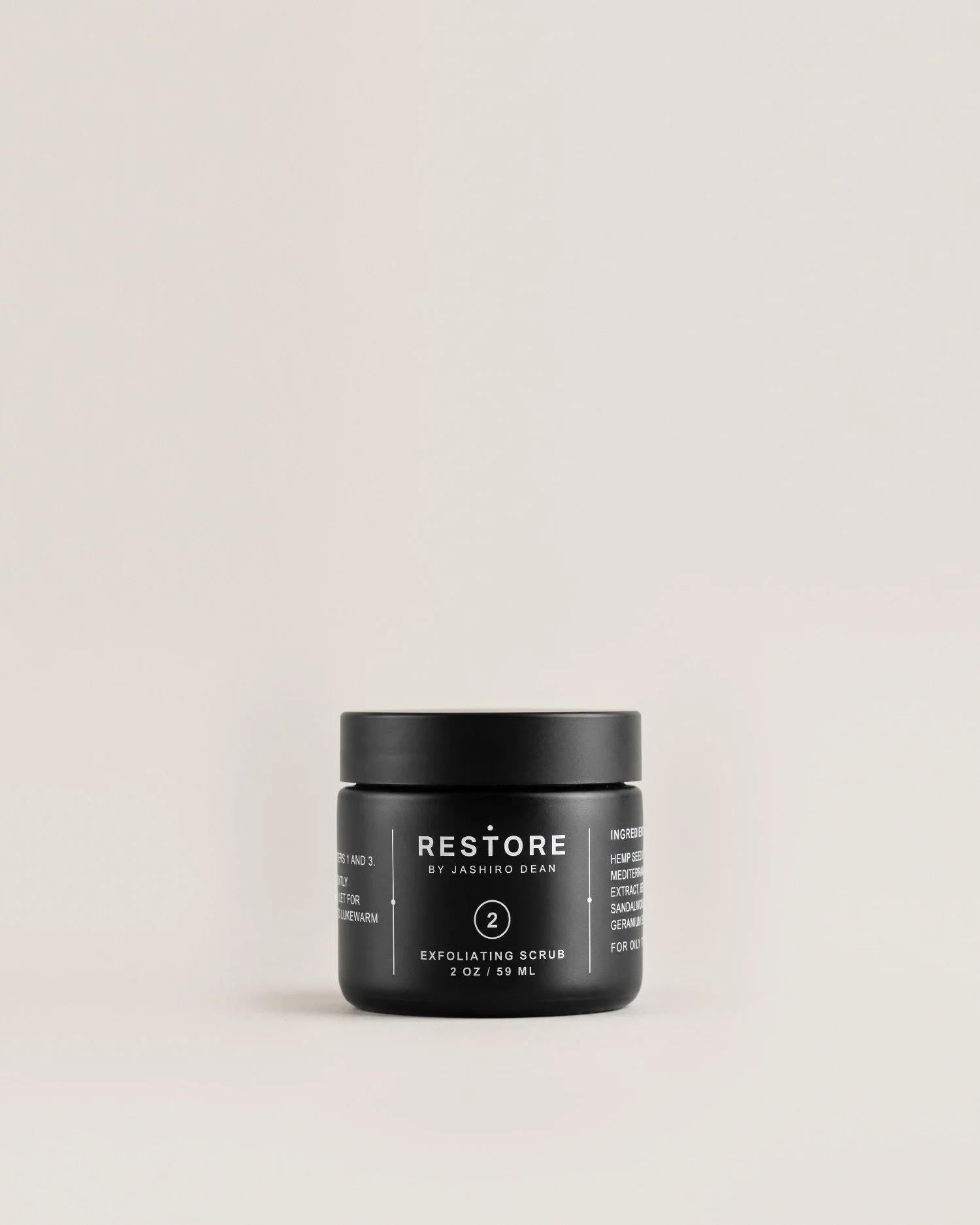Dean + Oak RESTORE Exfoliating Scrub, product shot